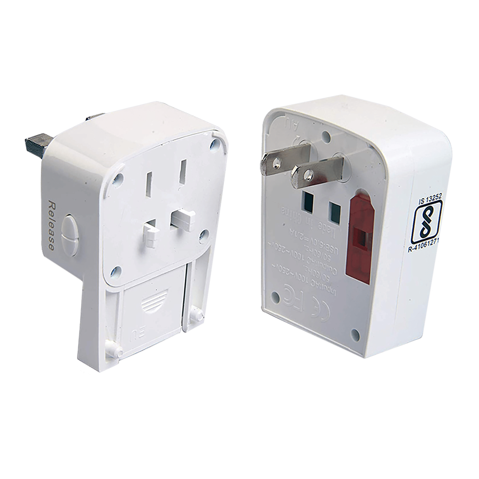 Croma Type A 2-Port Charger (Adapter Only, LED Indicator, White) Croma Type A 2-Port Charger (Adapter Only, LED Indicator, White)_5
