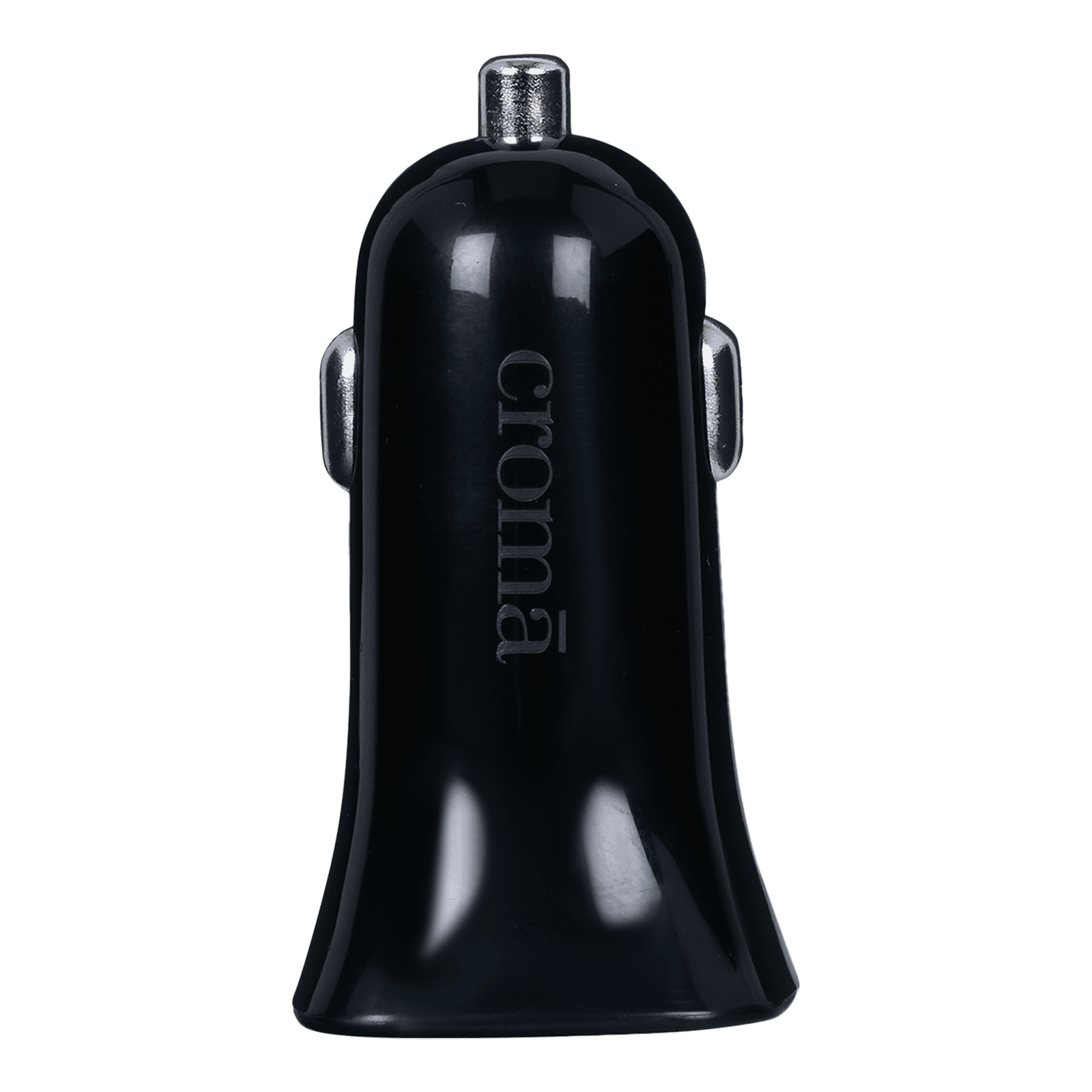Croma 12 Watts 2 USB Ports Car Charging Adapter (Overcharging Protection, Black)_5