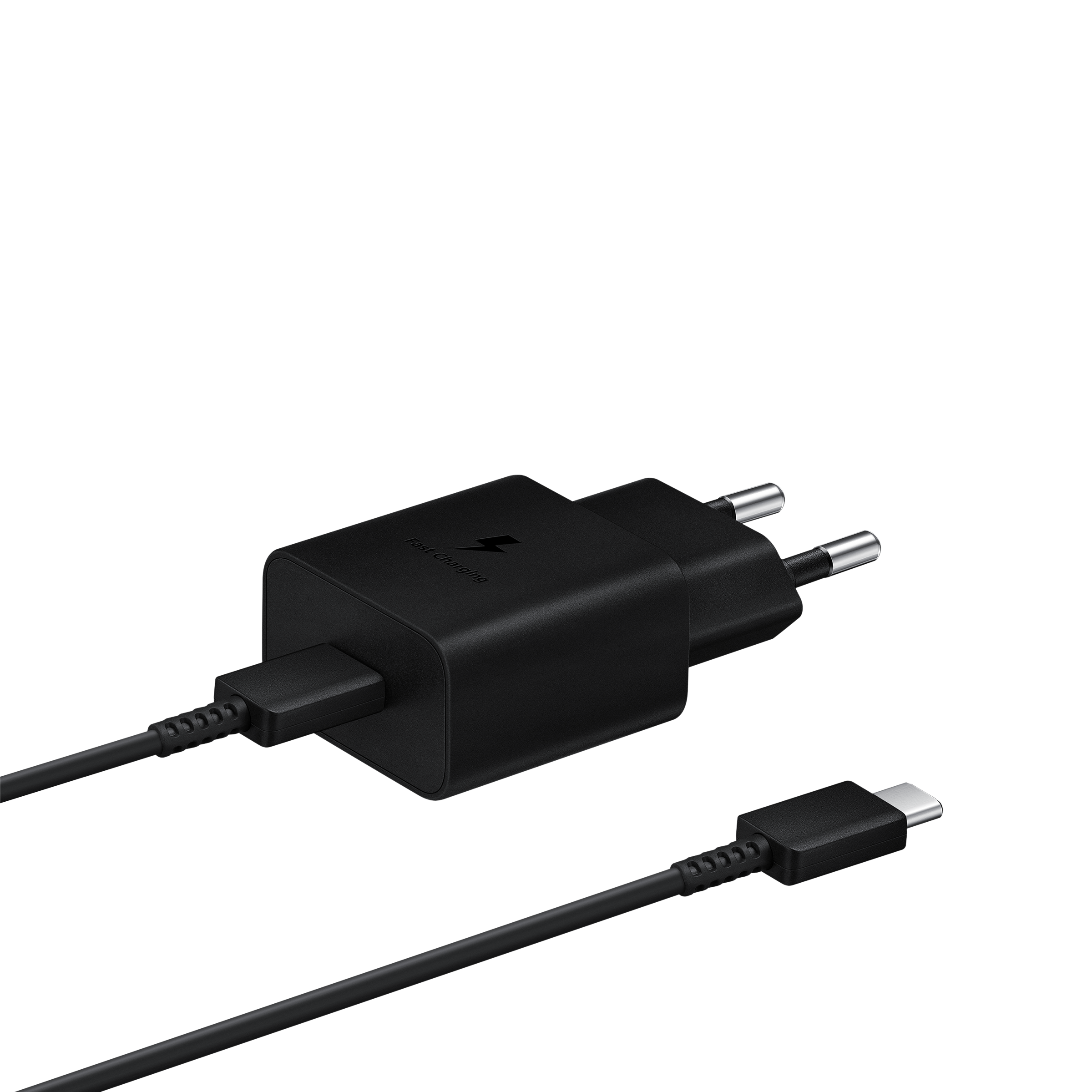 SAMSUNG 15W Type C Fast Charger (Type C to Type C Cable, Temperature Protection, Black)_3