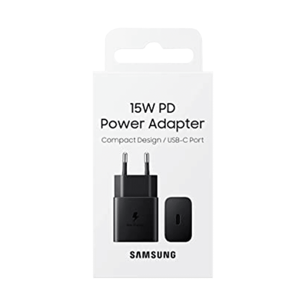 SAMSUNG 15W Type C Fast Charger (Type C to Type C Cable, Temperature Protection, Black)_5