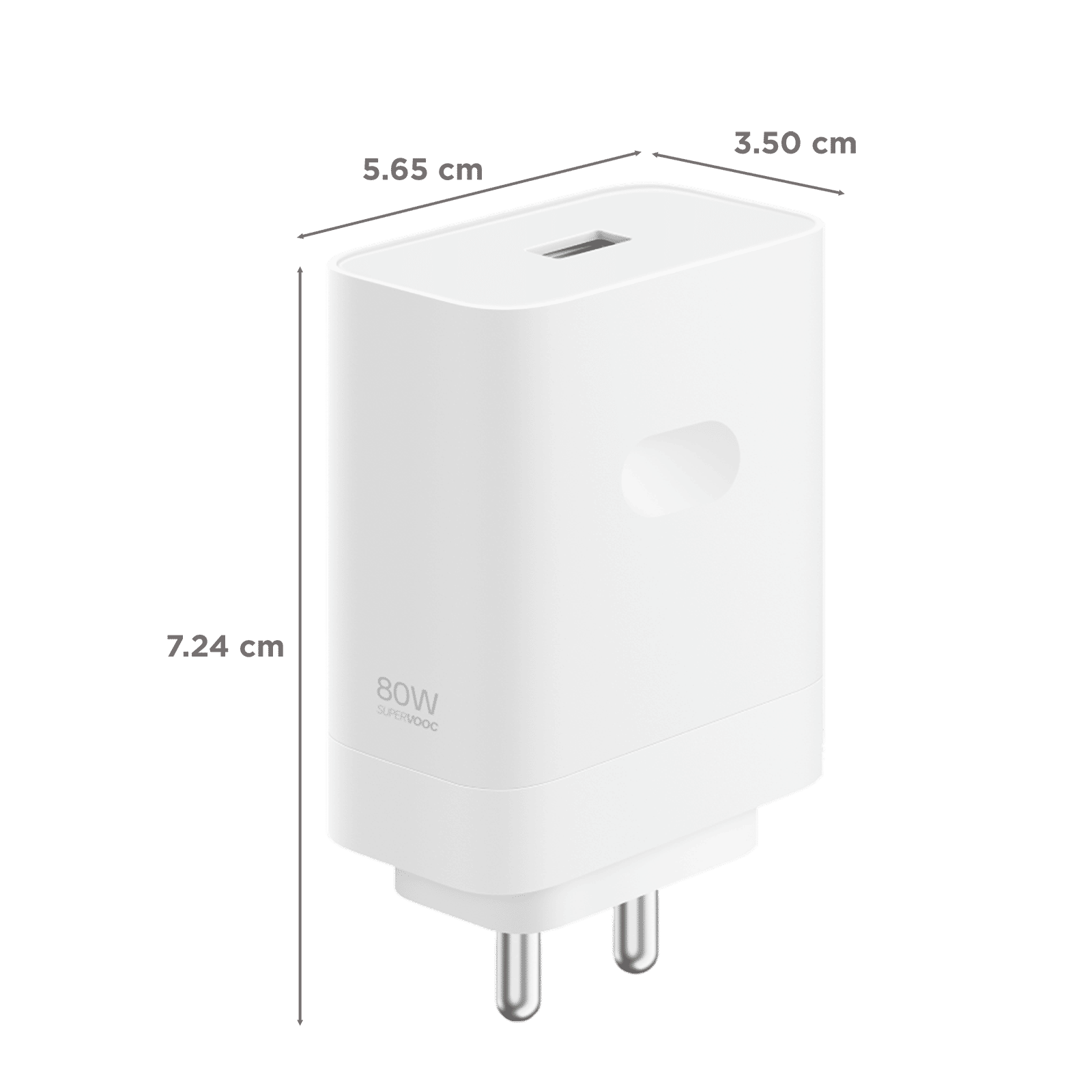 OnePlus 80W Type A SUPERVOOC Power Adapter (Adapter Only, Multi-Layers of Protection, White) OnePlus 80W Type A SUPERVOOC Power Adapter (Adapter Only, Multi-Layers of Protection, White)_3