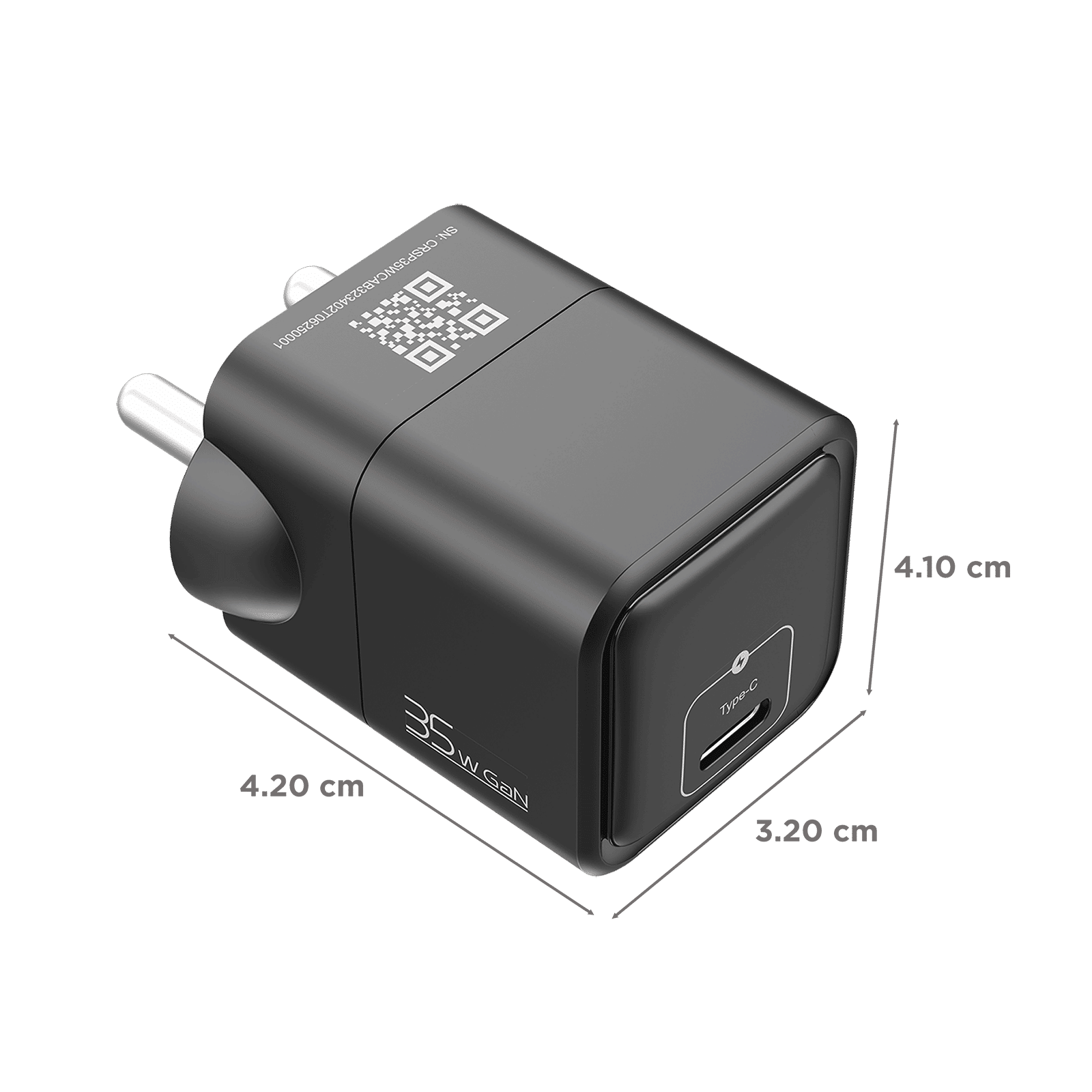 Croma 35W Type C GaN Charger (Adapter Only, Black) Croma 35W Type C GaN Charger (Adapter Only, Black)_2