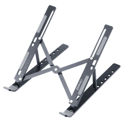 Croma Stand For Laptops Upto 15 Inch (Foldable Design, CRSP015AOC016515, Black)