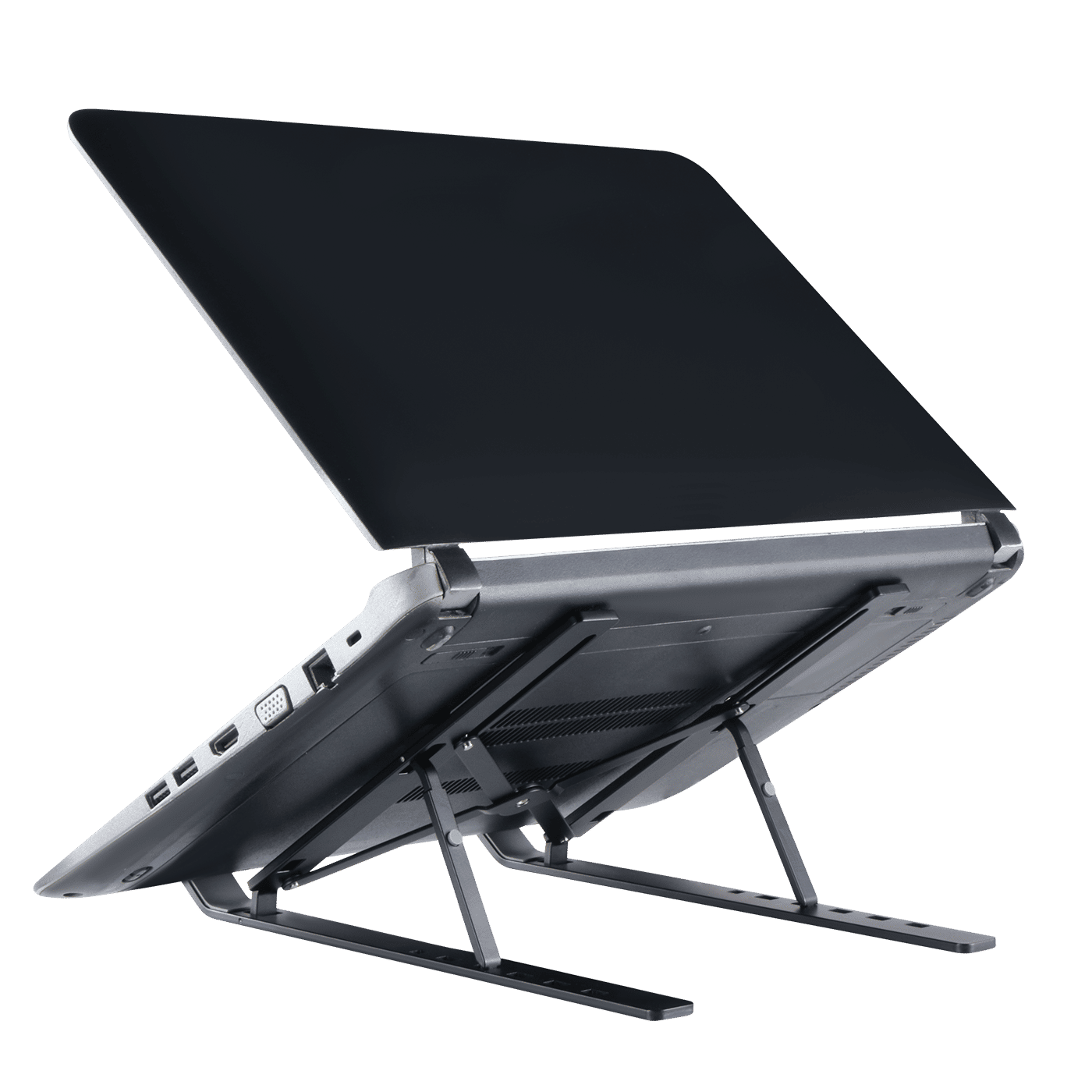 Croma Stand For Laptops Upto 15 Inch (Foldable Design, CRSP015AOC016515, Black)_8