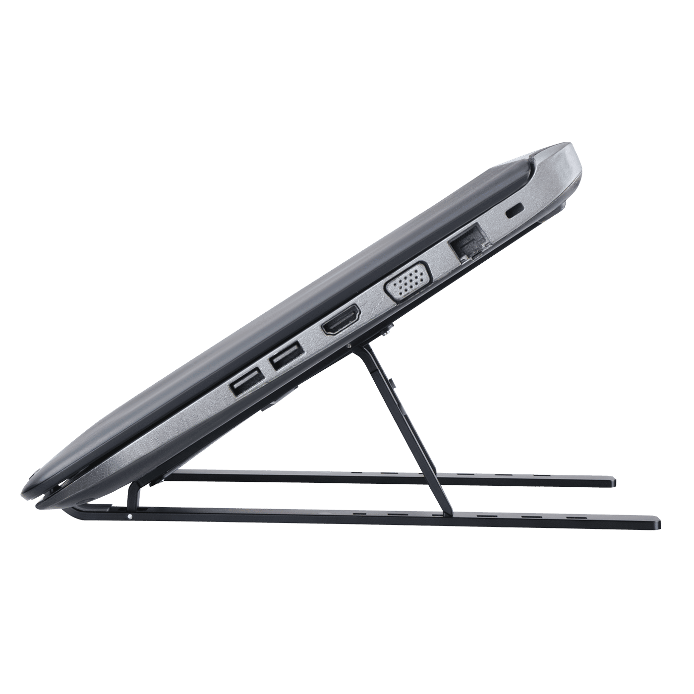 Croma Stand For Laptops Upto 15 Inch (Foldable Design, CRSP015AOC016515, Black)_9
