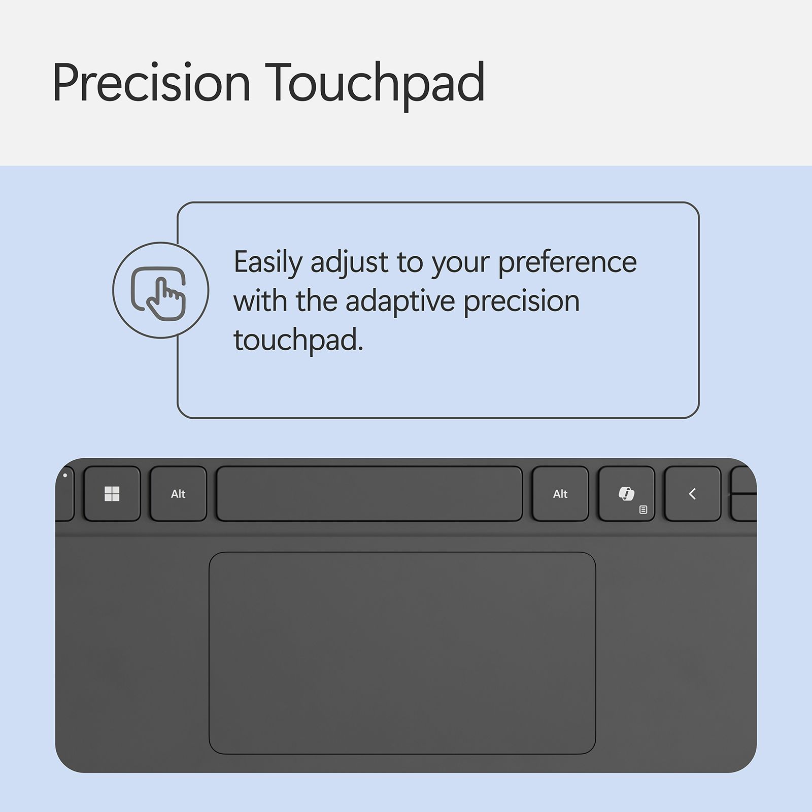Microsoft Detachable Magnetic Keyboard for Surface Pro 12 Inch with Touchpad (Compact, Slate)_9