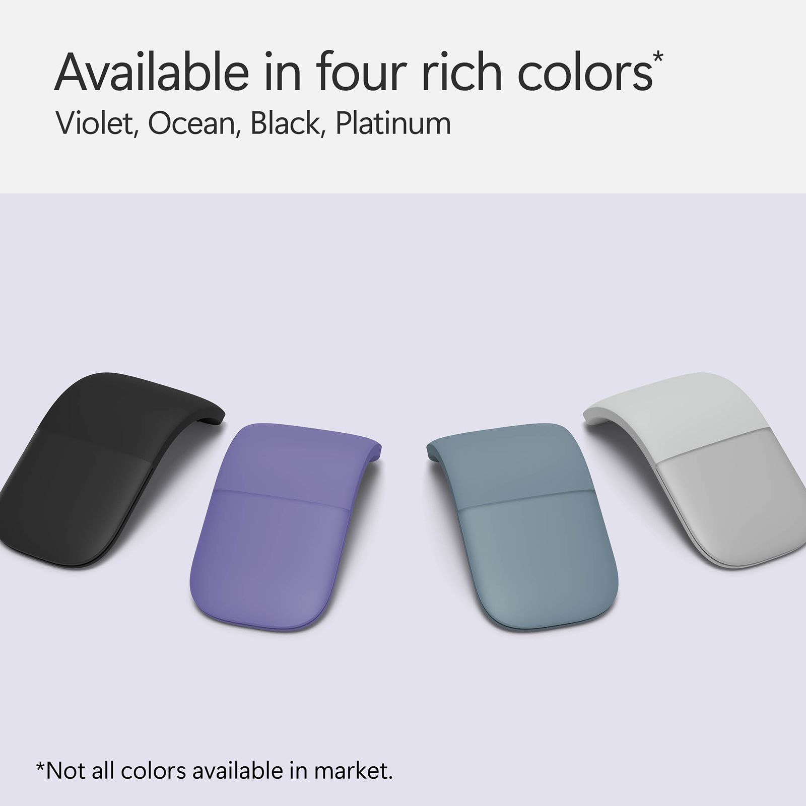 Microsoft Surface Arc Bluetooth Wireless Laser Mouse with Touch Scroll Plane (Vertically & Horizontally Scrolling, Violet) Microsoft Surface Arc Bluetooth Wireless Laser Mouse with Touch Scroll Plane (Vertically & Horizontally Scrolling, Violet)_9