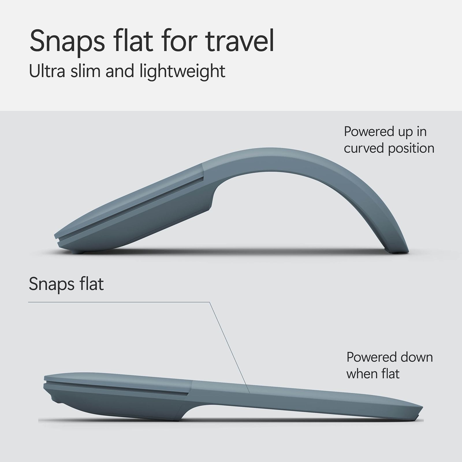 Microsoft Surface Arc Bluetooth Wireless Laser Mouse with Touch Scroll Plane (Vertically & Horizontally Scrolling, Ocean) Microsoft Surface Arc Bluetooth Wireless Laser Mouse with Touch Scroll Plane (Vertically & Horizontally Scrolling, Ocean)_7