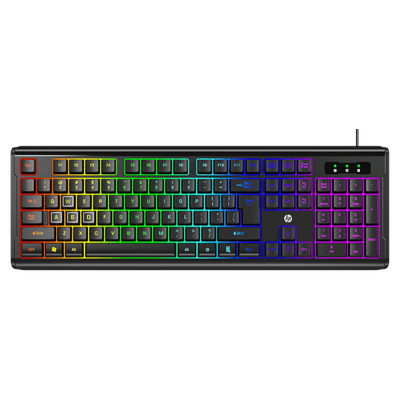 HP K280 Wired Gaming Keyboard with 3-Zone RGB Backlit (Spill Resistanc, Black)