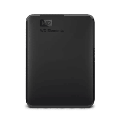 WD Elements 4TB USB Type-A (3.0, 3.2) Portable Hard Disk Drive (Effortless Expandability, Black)