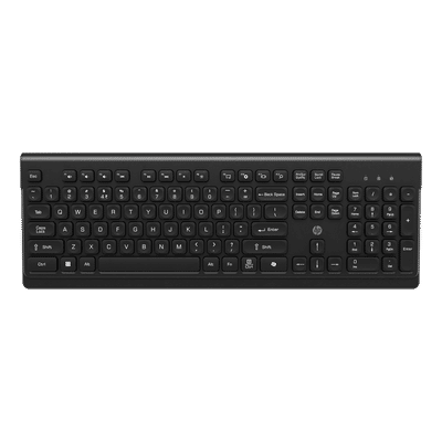 HP 110 2.4GHz Wireless Keyboard with Battery
                      Indicator (Caps Lock, Black)