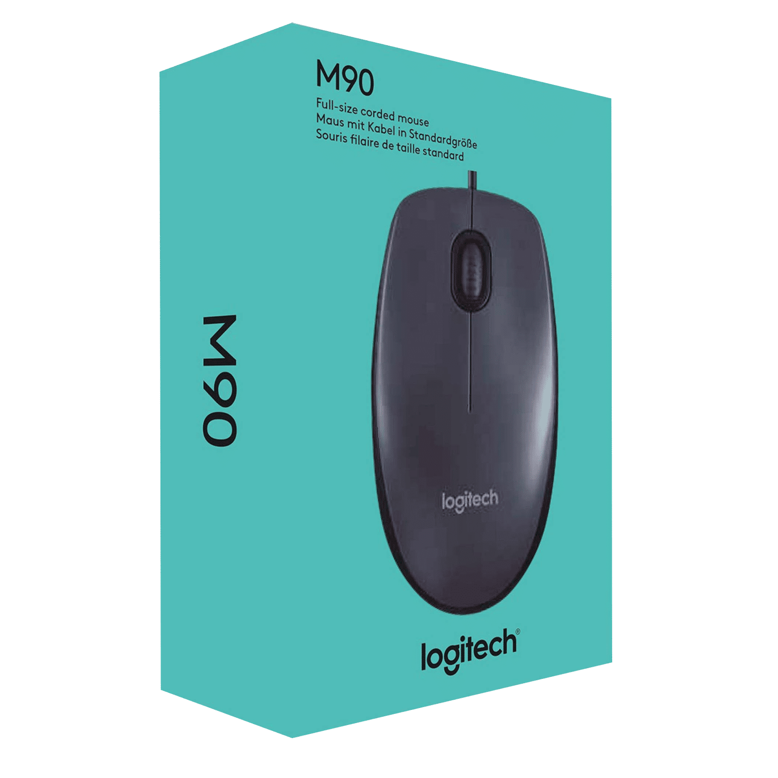 logitech M90 Wired Optical Mouse (1000 DPI, Precise Optical Tracking, Black)_8