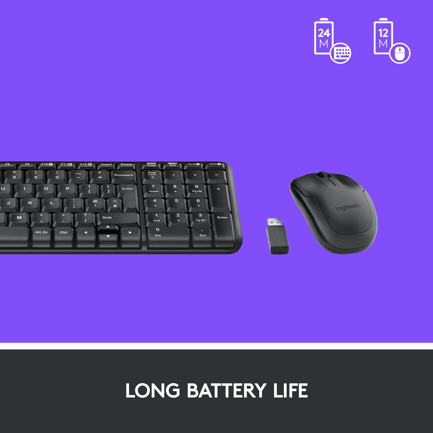 logitech MK220 Wireless Keyboard & Mouse Combo (Upto 5 Million Keystrokes, Black) logitech MK220 Wireless Keyboard & Mouse Combo (Upto 5 Million Keystrokes, Black)_9