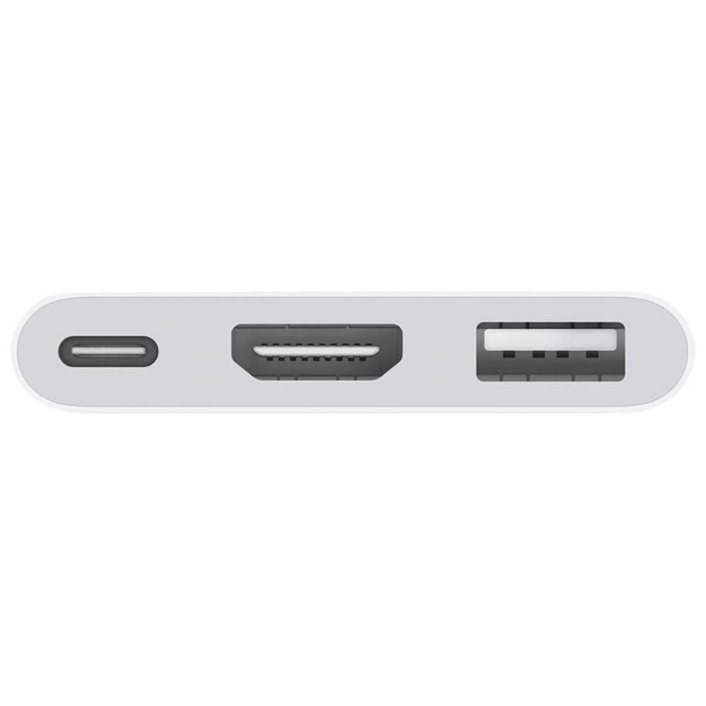Apple USB 3.0 Type C to HDMI Type D, USB Type C, USB 2.0 Type A Multi-Port Adapter (Multiple Functionality, White)_2