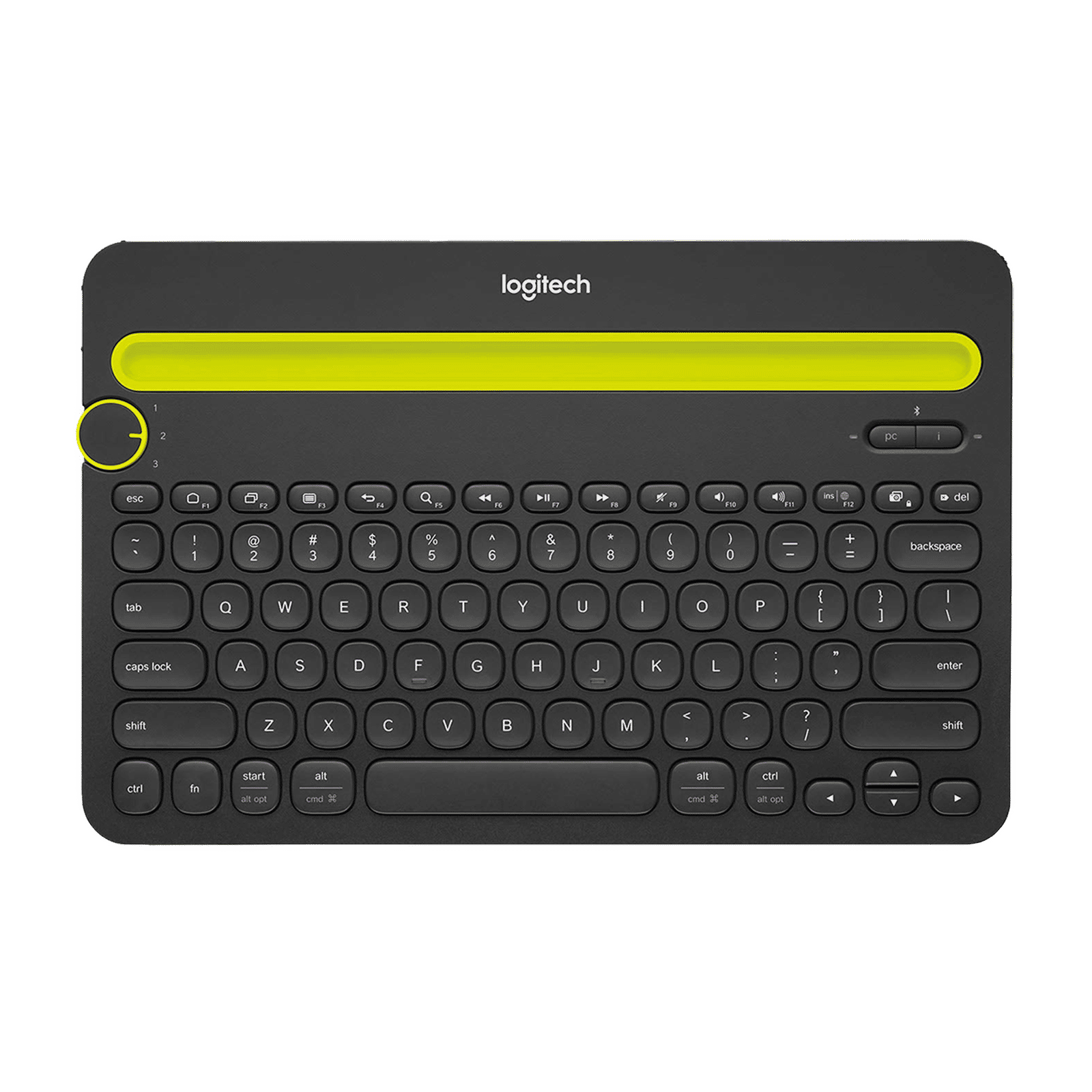 logitech K480 Bluetooth Wireless Keyboard with Multi Device Connectivity (5 Million Keystrokes, Black)_1