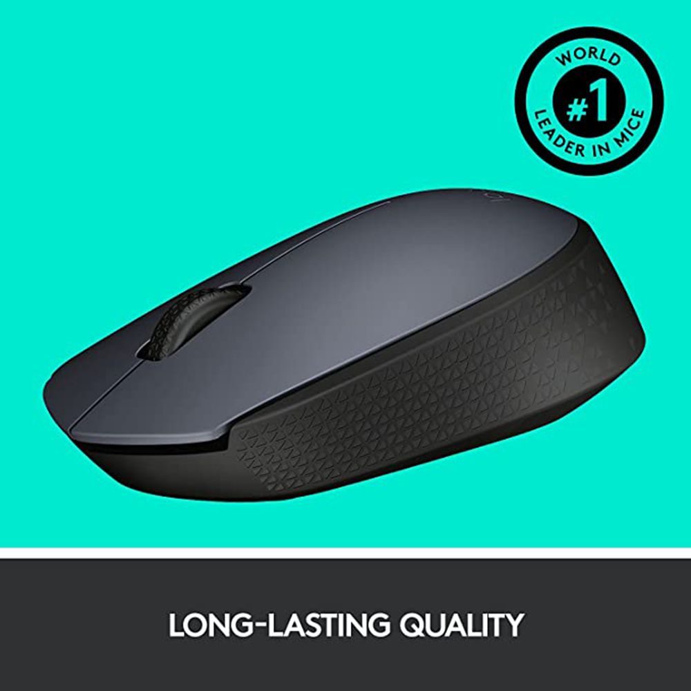 logitech M170 Wireless Optical Mouse (1000 DPI, Plug & Play, Grey & Black) logitech M170 Wireless Optical Mouse (1000 DPI, Plug & Play, Grey & Black)_8