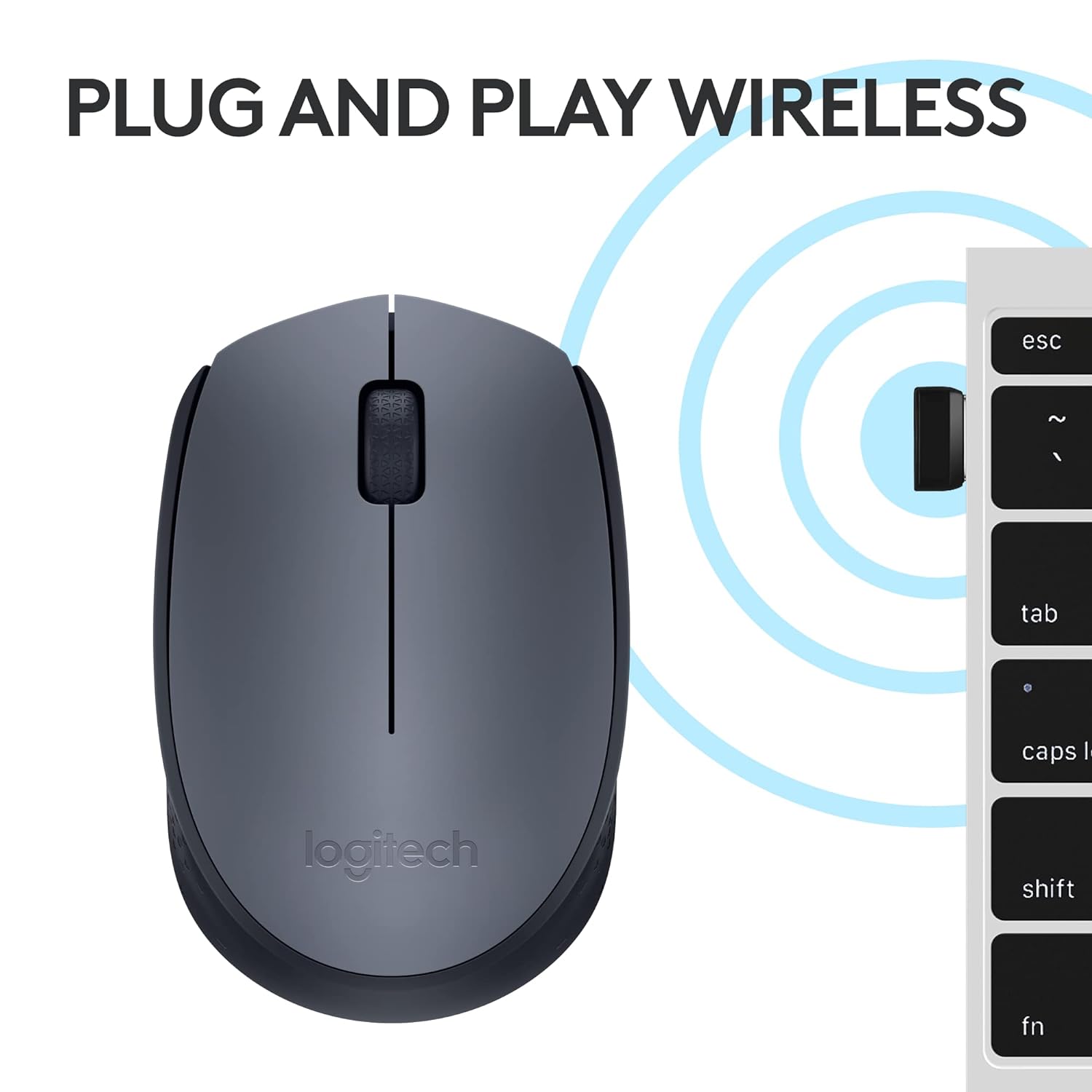 logitech M170 Wireless Optical Mouse (1000 DPI, Plug & Play, Grey & Black) logitech M170 Wireless Optical Mouse (1000 DPI, Plug & Play, Grey & Black)_15