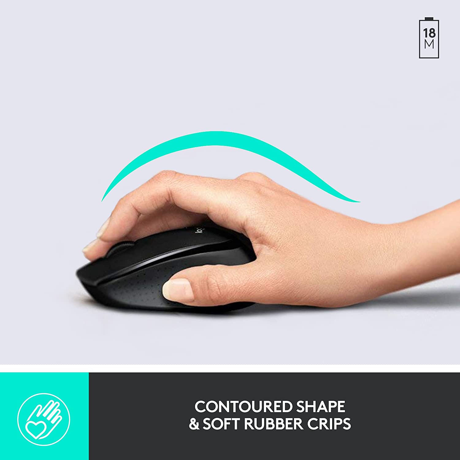 logitech MK345 Wireless Keyboard & Mouse Combo (1000 DPI, Spill Resistant, Black)_10