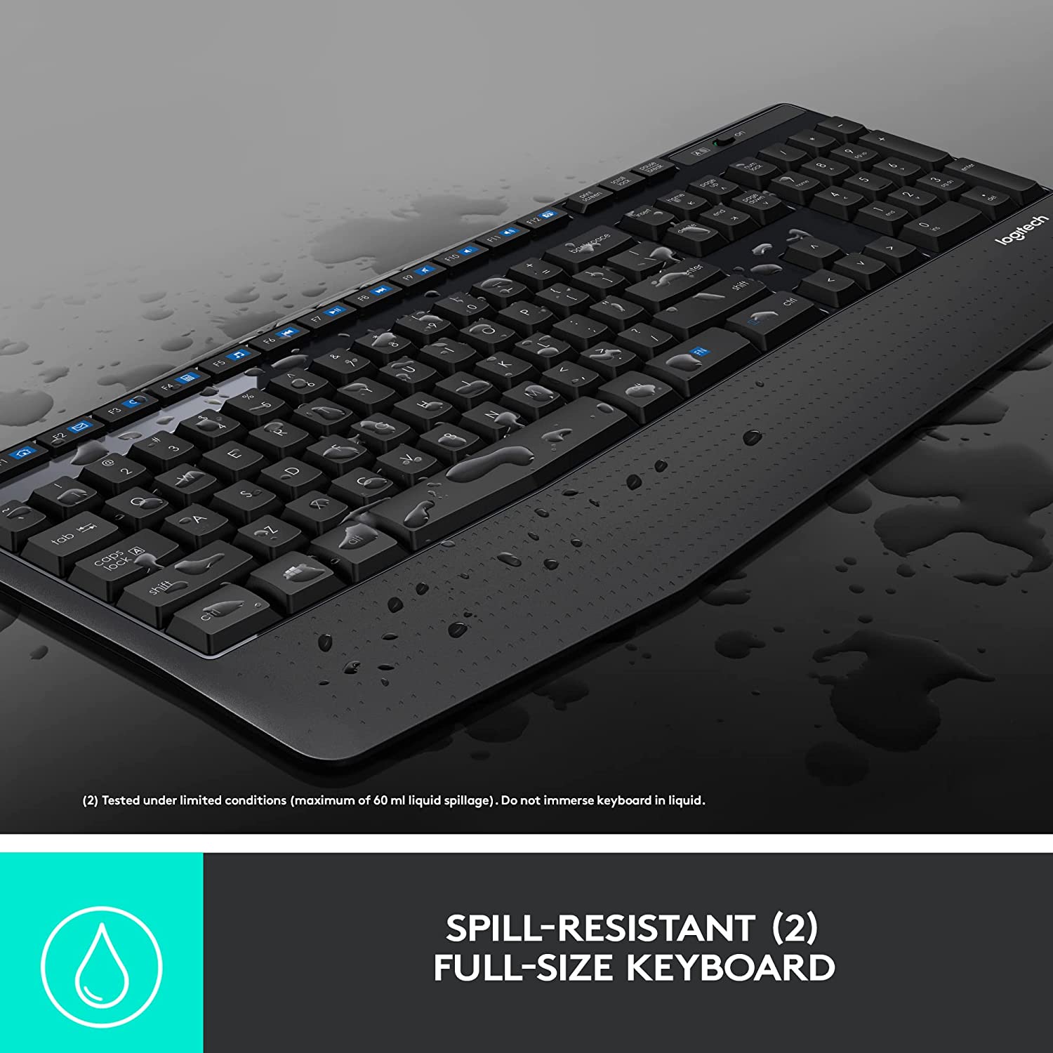 logitech MK345 Wireless Keyboard & Mouse Combo (1000 DPI, Spill Resistant, Black)_11