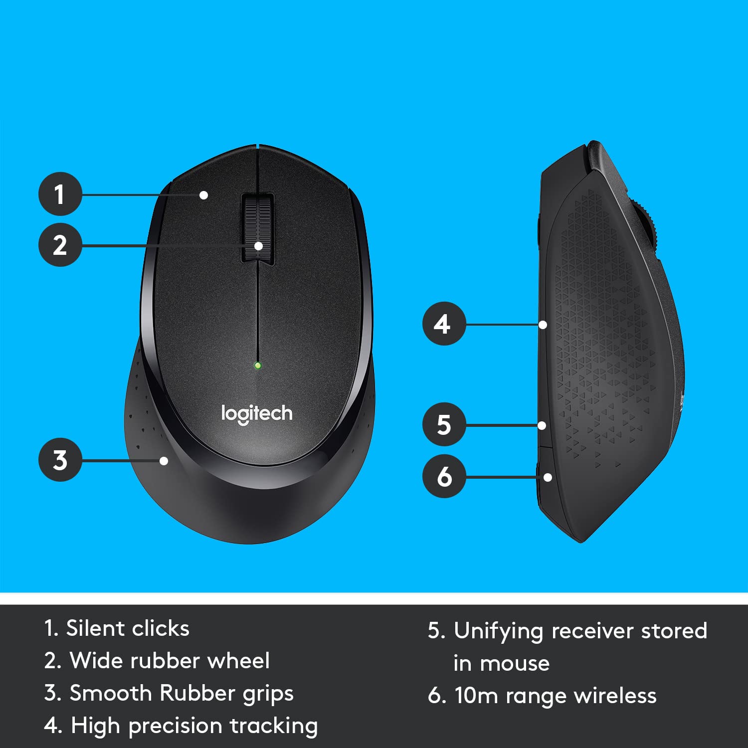 logitech M331 Plus 2.4GHz Wireless Optical Mouse with Silent Click Buttons (1000 DPI, Plug & Play, Black)_13