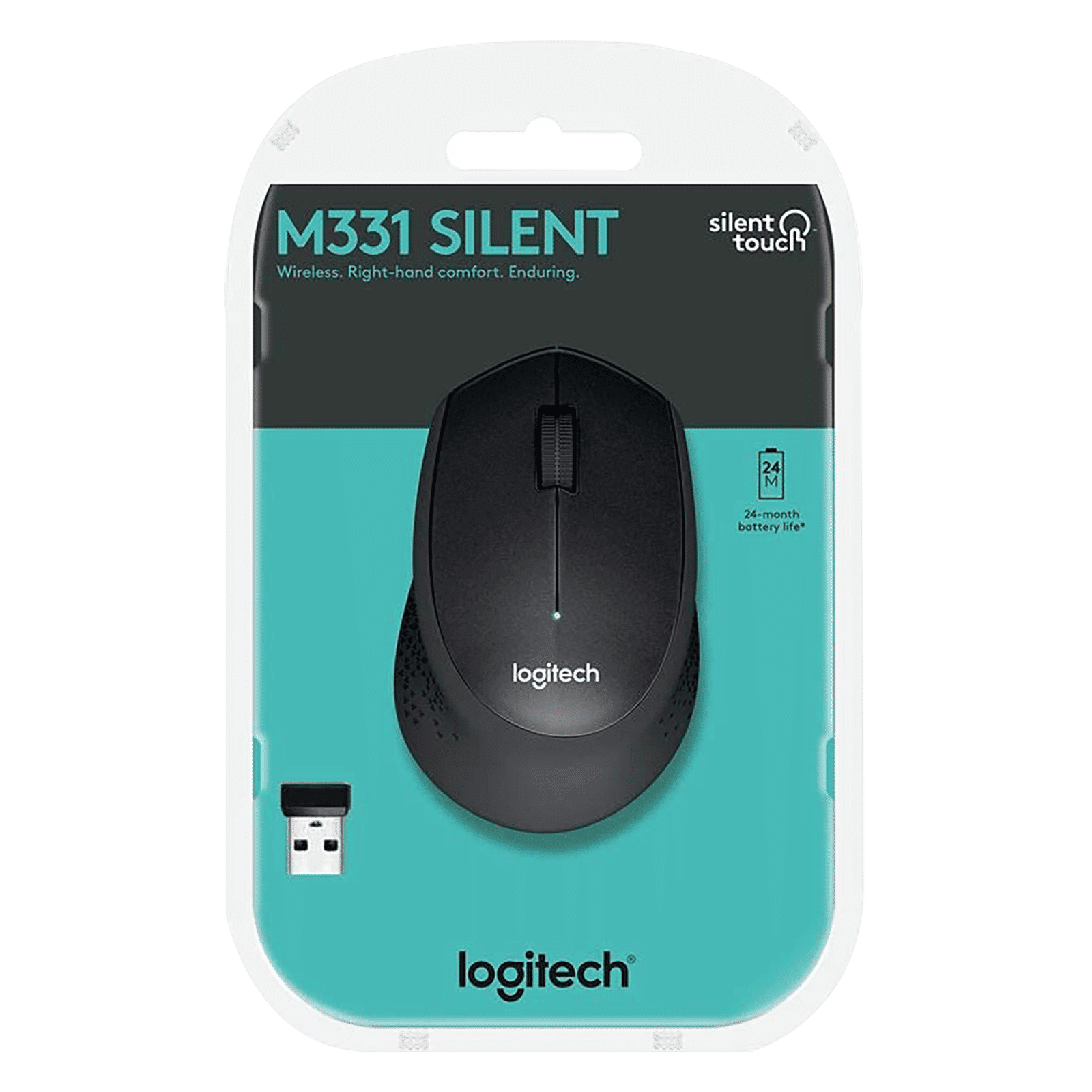 logitech M331 Plus 2.4GHz Wireless Optical Mouse with Silent Click Buttons (1000 DPI, Plug & Play, Black)_14
