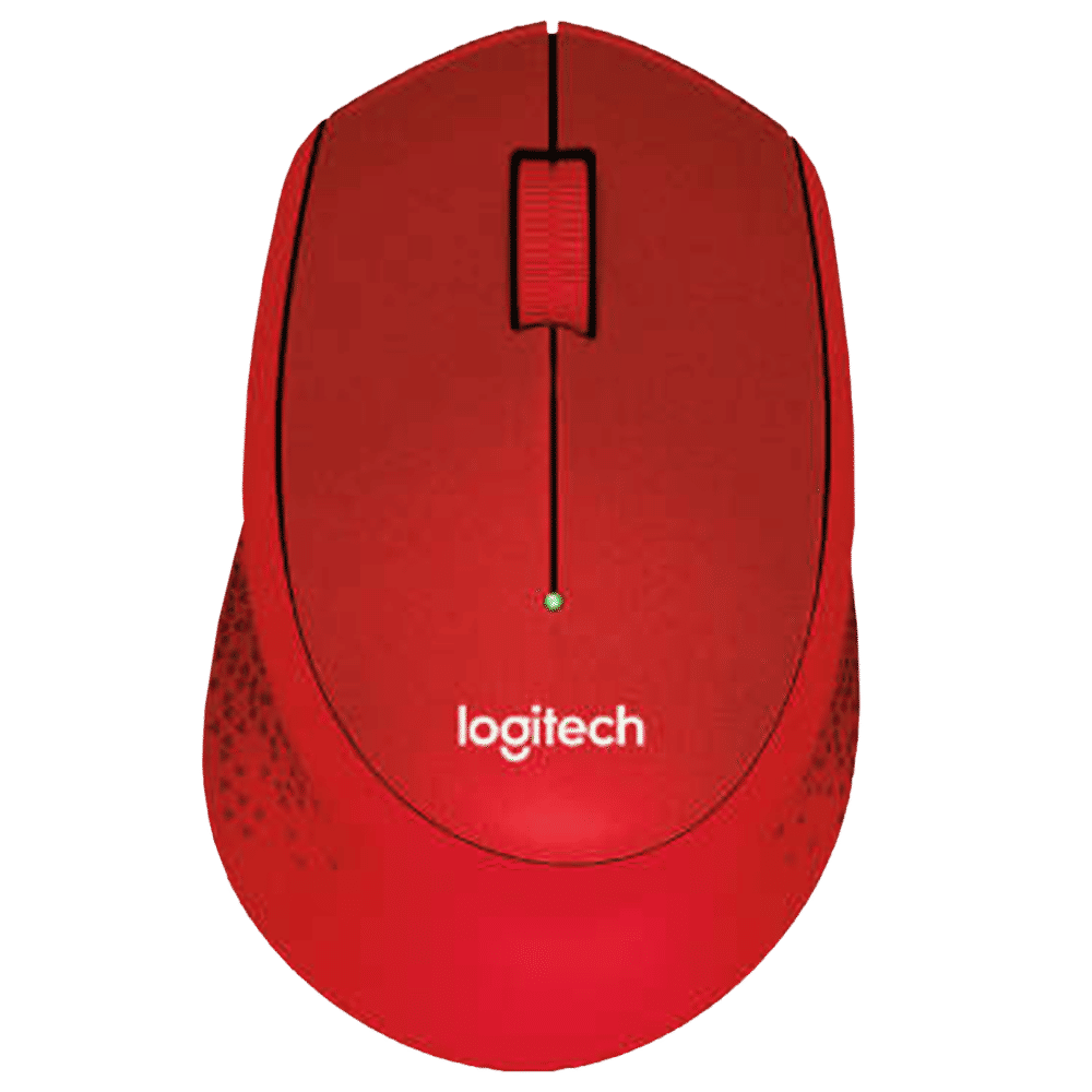 logitech M331 Plus Wireless Optical Mouse with Silent Click Buttons (1000 DPI, Plug & Play, Red)_1