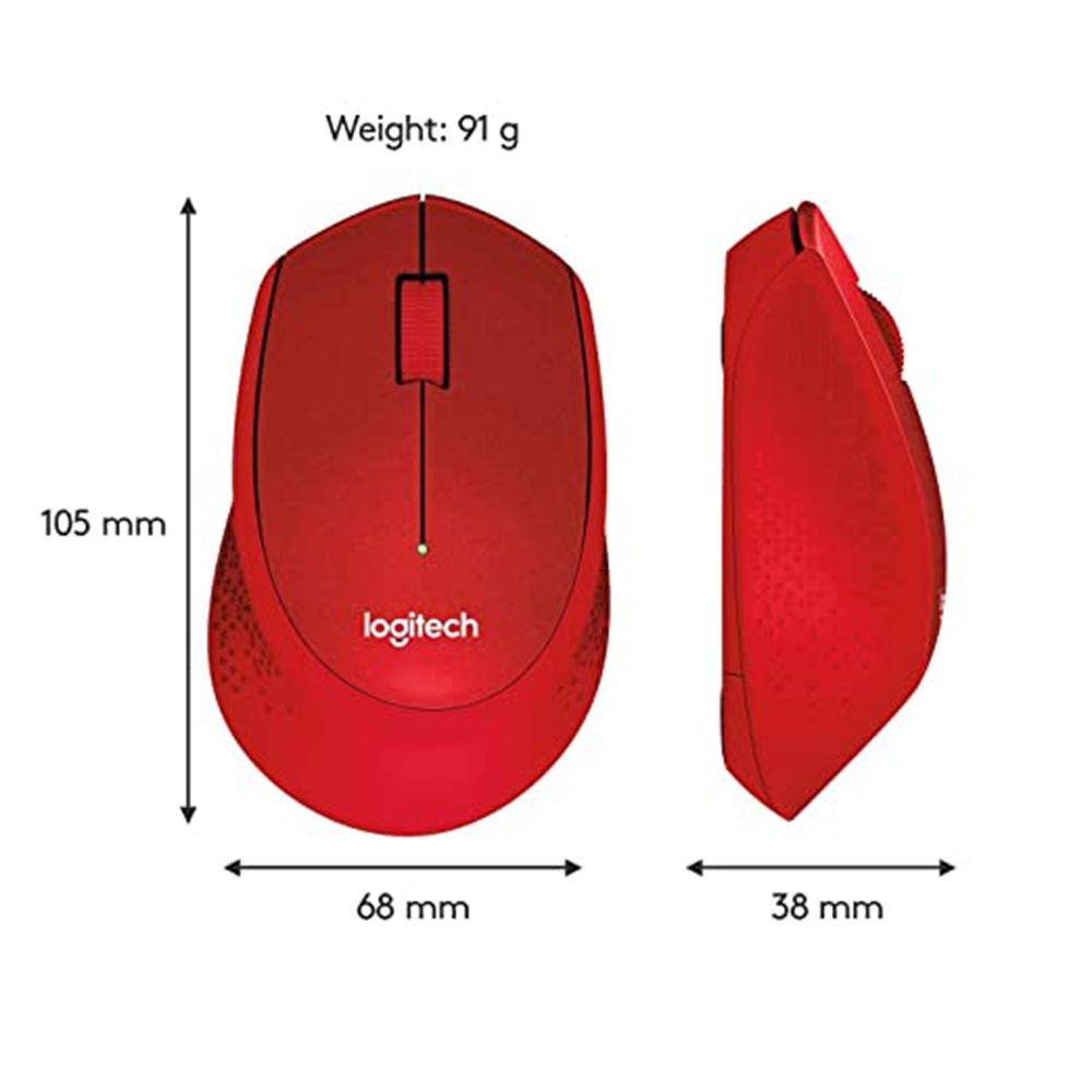 logitech M331 Plus Wireless Optical Mouse with Silent Click Buttons (1000 DPI, Plug & Play, Red)_8