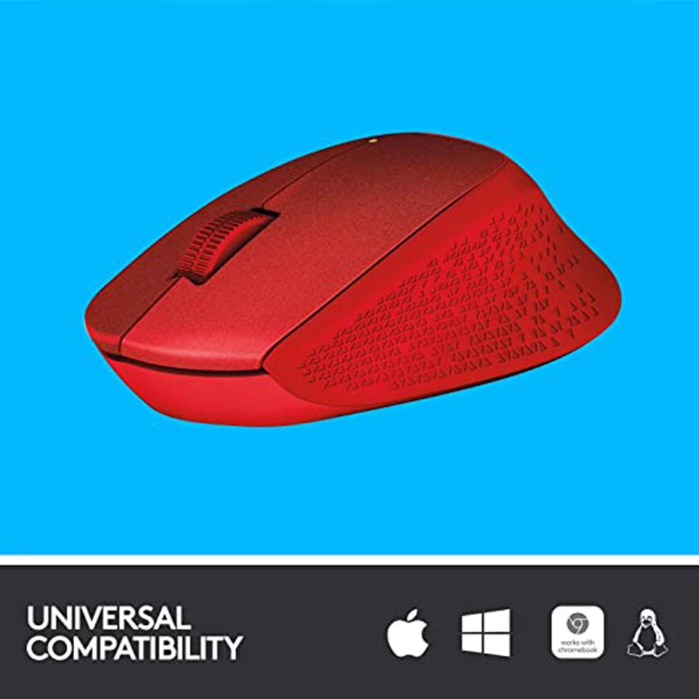 logitech M331 Plus Wireless Optical Mouse with Silent Click Buttons (1000 DPI, Plug & Play, Red)_9