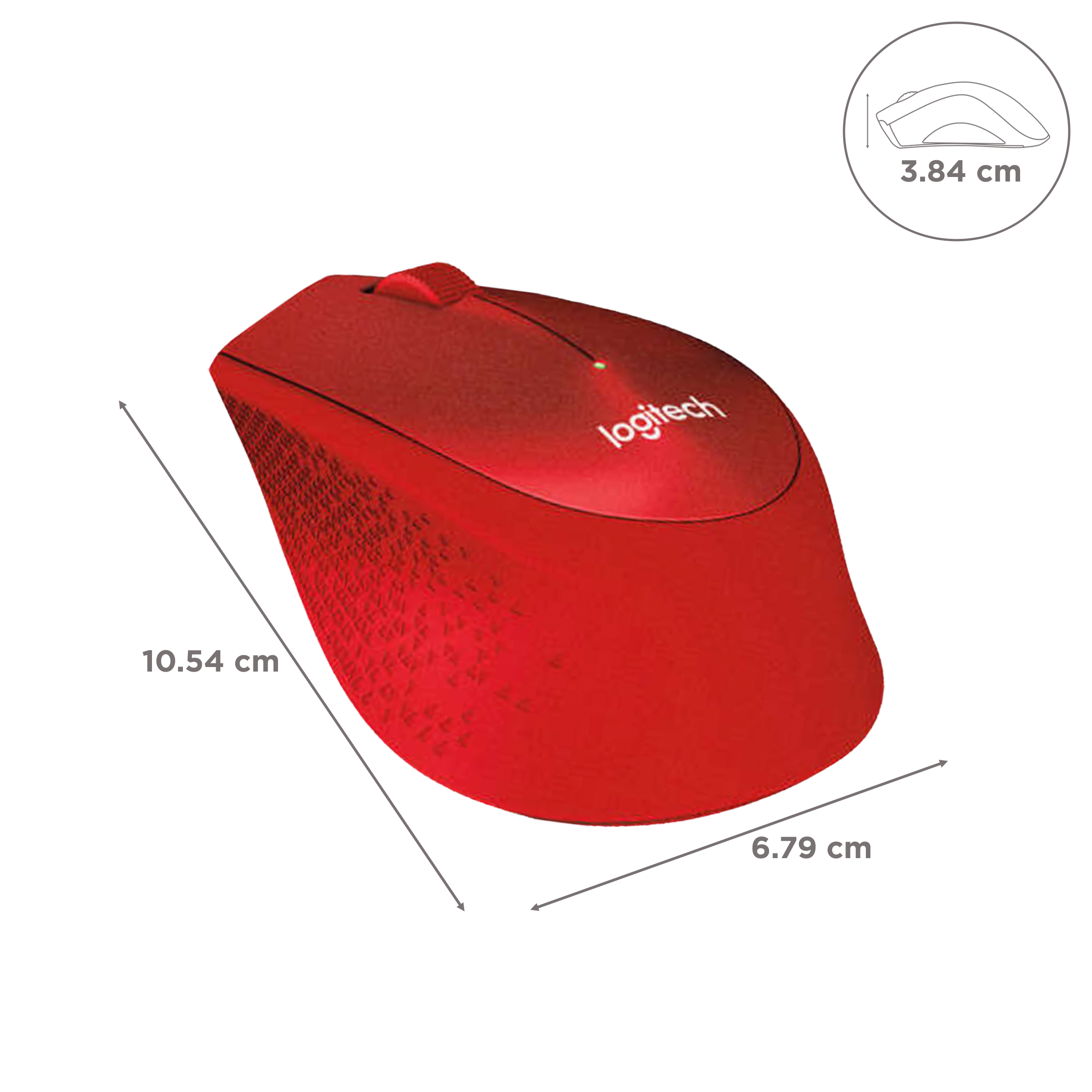 logitech M331 Plus Wireless Optical Mouse with Silent Click Buttons (1000 DPI, Plug & Play, Red)_3