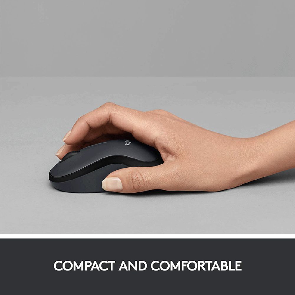 logitech M221 Wireless Optical Mouse with Silent Click Buttons (1000 DPI, Ambidextrous Design, Black)_12
