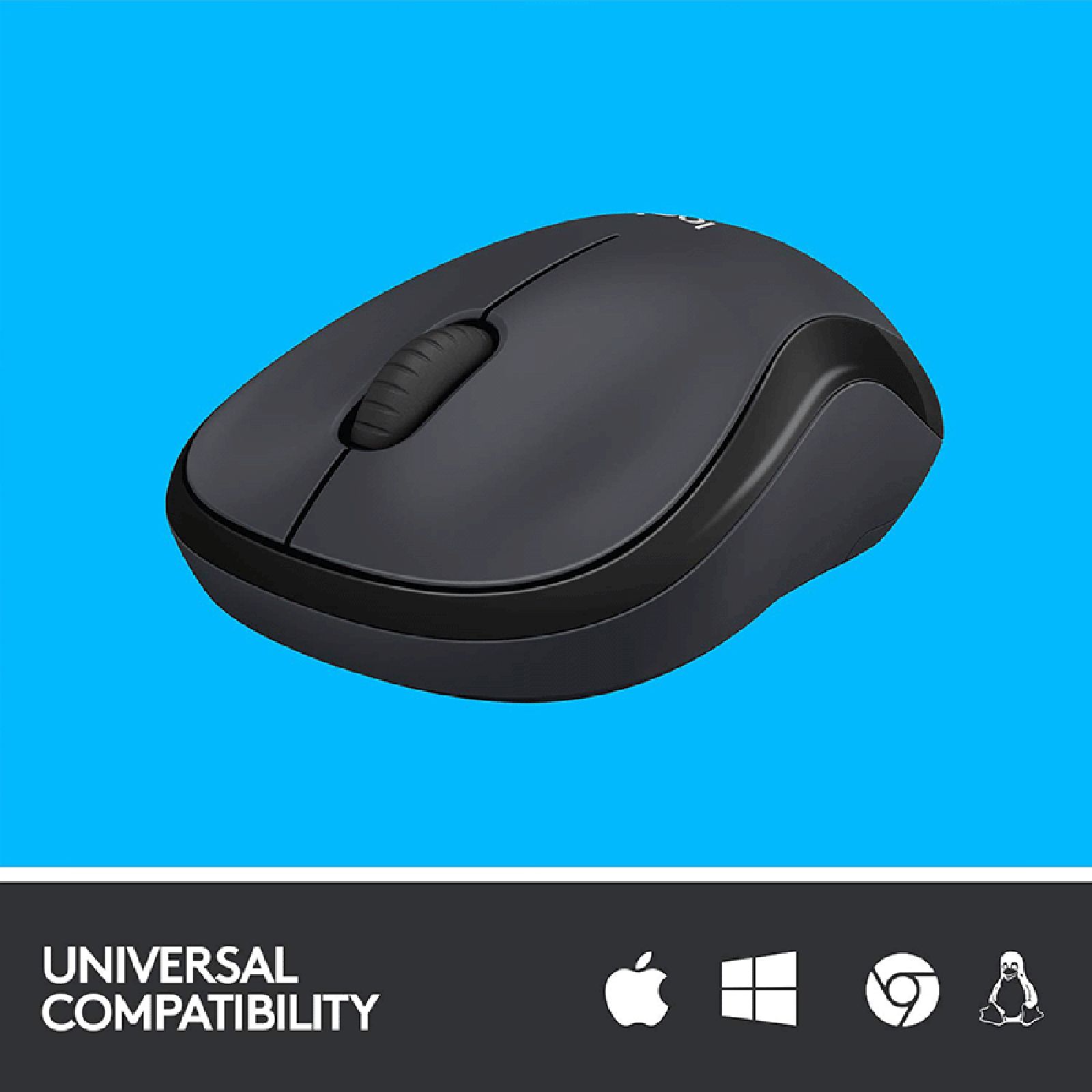 logitech M221 Wireless Optical Mouse with Silent Click Buttons (1000 DPI, Ambidextrous Design, Black)_7