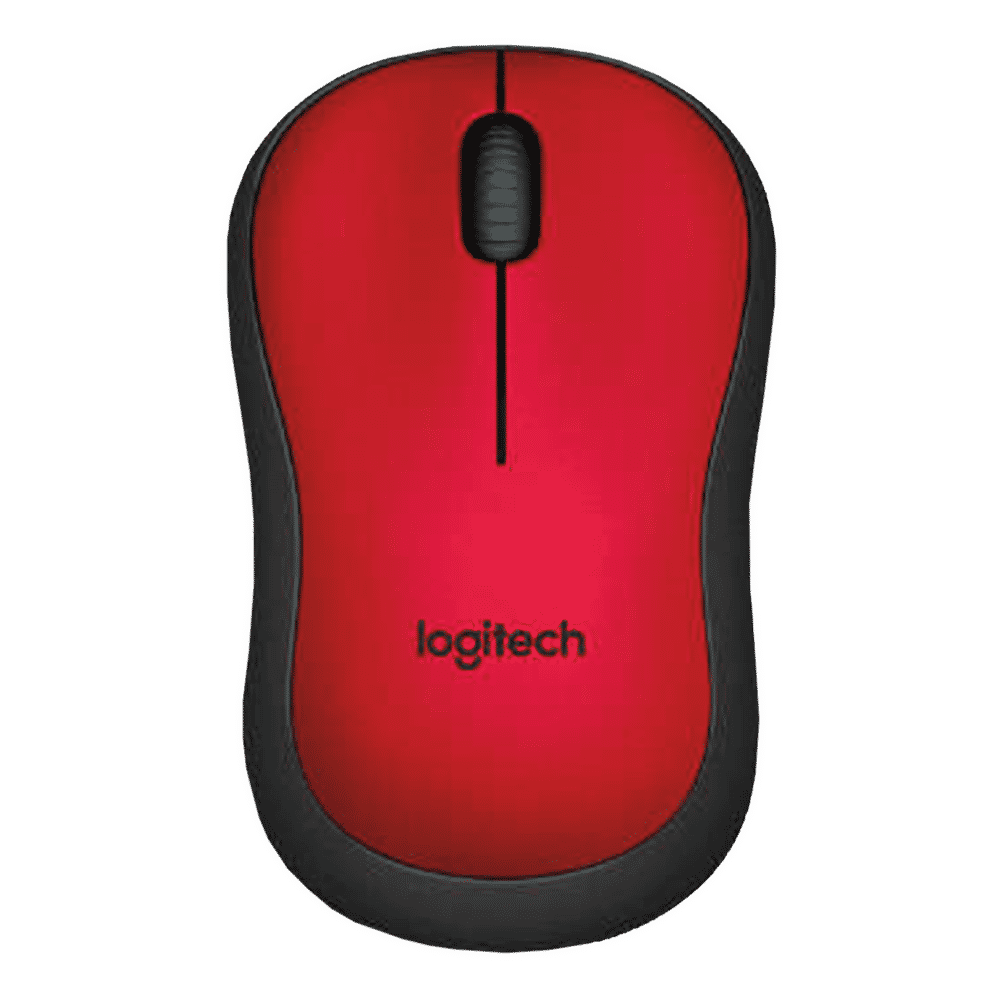 logitech M221 Wireless Optical Mouse with Silent Click Buttons (1000 DPI, Plug & Play, Red)_1