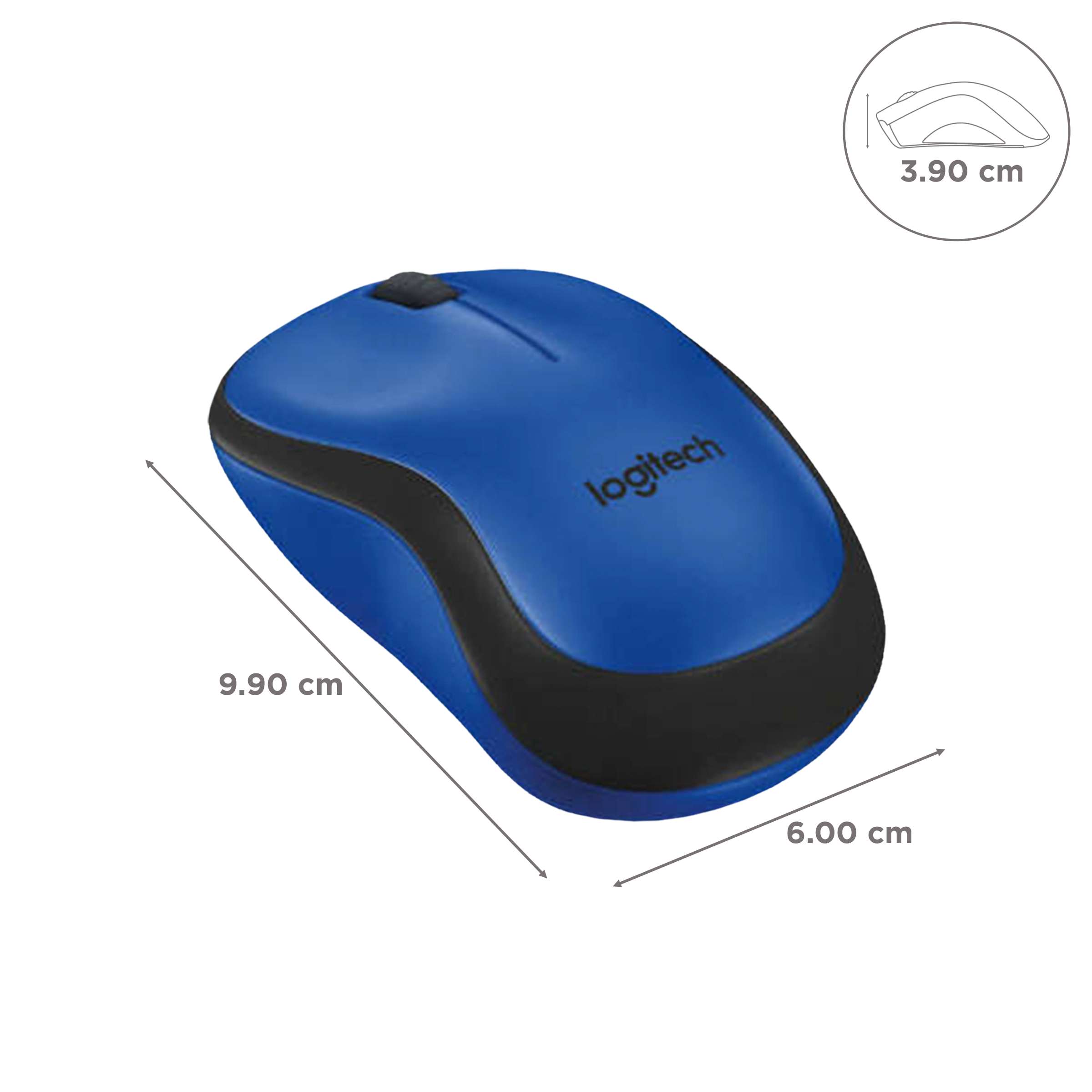 logitech M221 Wireless Optical Mouse with Silent Click Buttons (1000 DPI, Plug & Play, Blue)_3