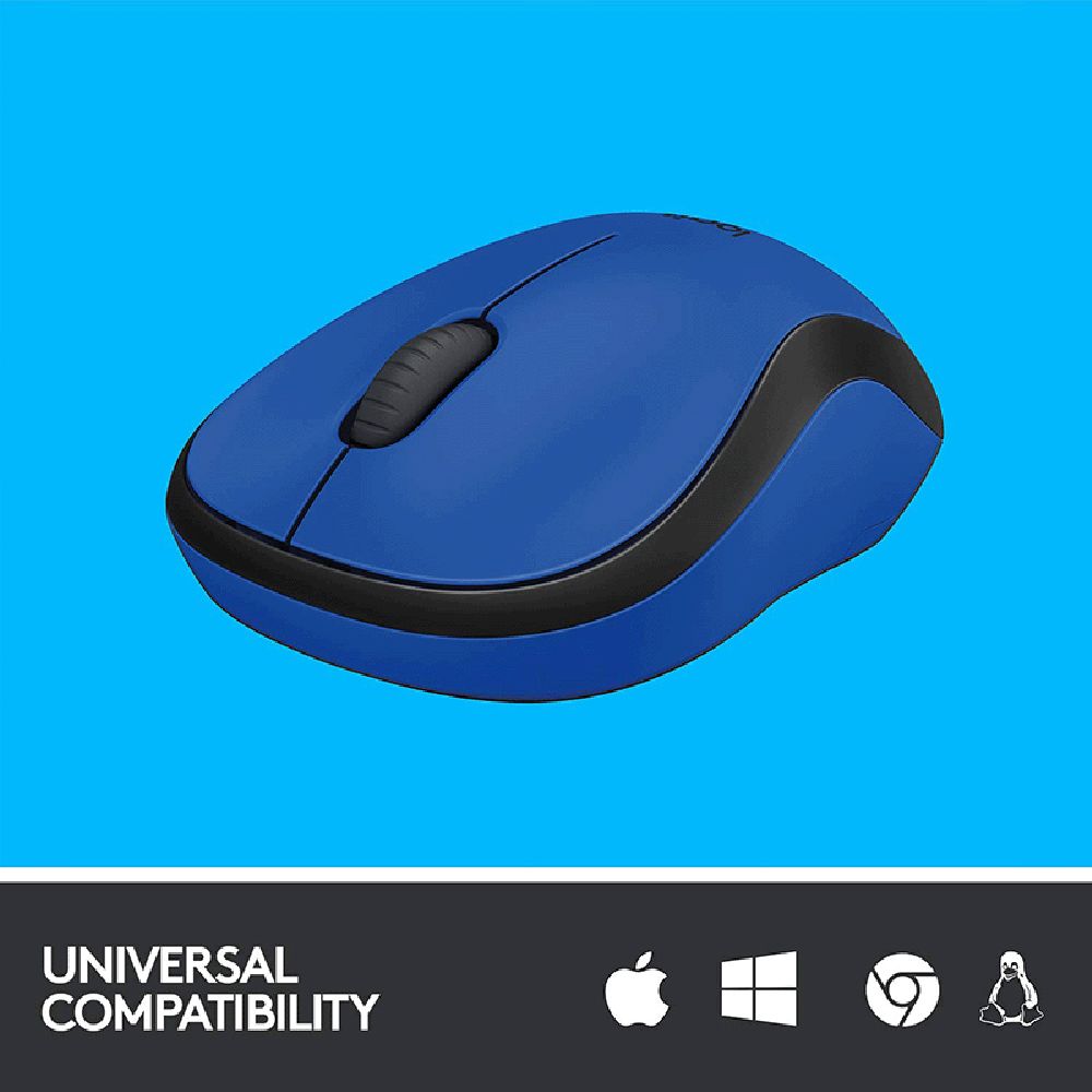 logitech M221 Wireless Optical Mouse with Silent Click Buttons (1000 DPI, Plug & Play, Blue)_6