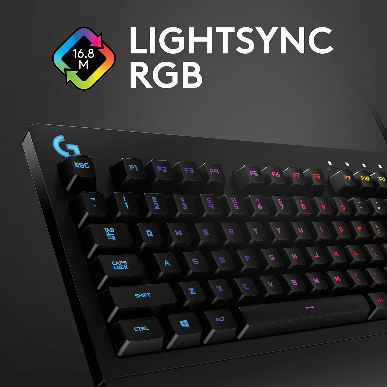 logitech G213 Prodigy Wired Gaming Keyboard with Backlit Keys (Spill Resistant, Black) logitech G213 Prodigy Wired Gaming Keyboard with Backlit Keys (Spill Resistant, Black)_8