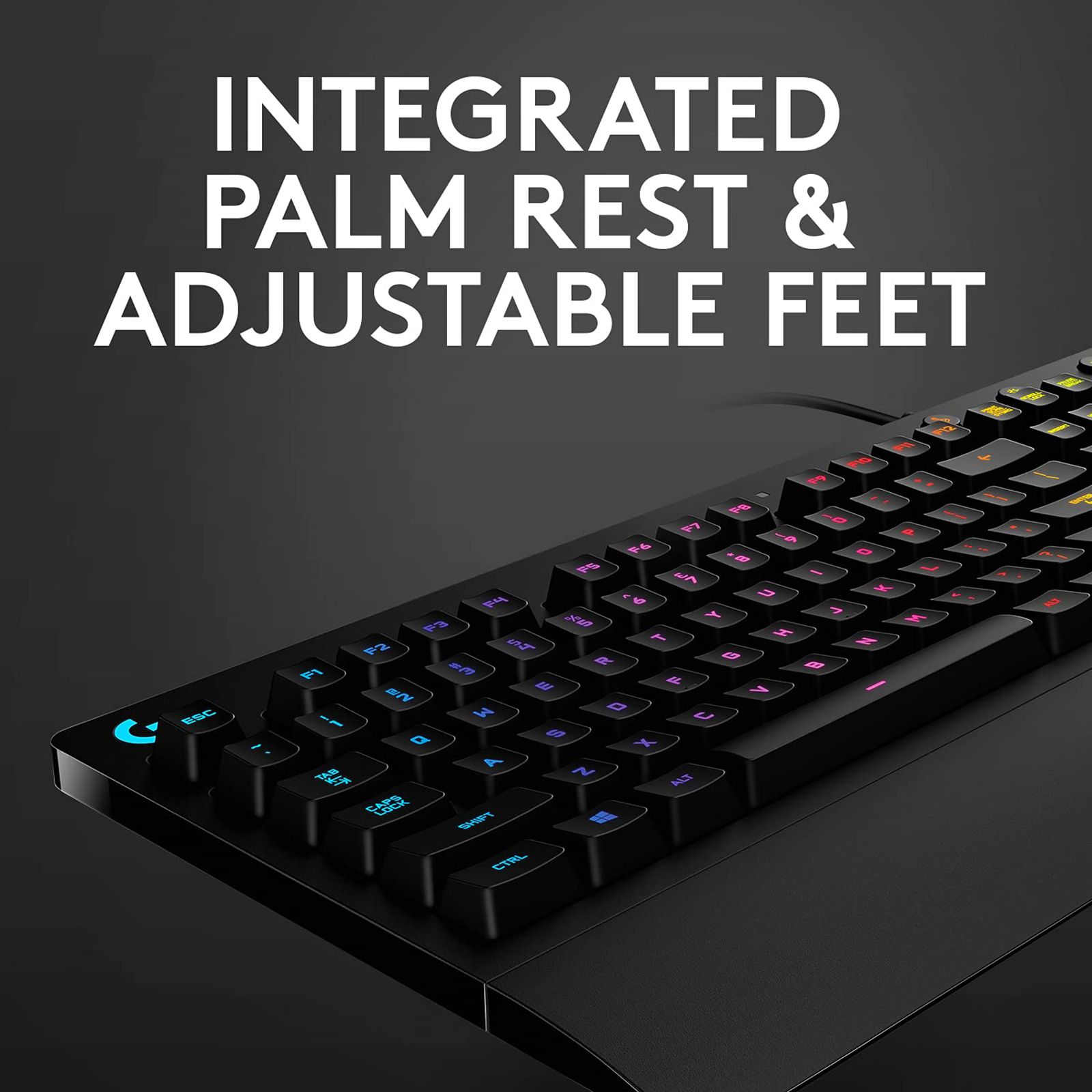 logitech G213 Prodigy Wired Gaming Keyboard with Backlit Keys (Spill Resistant, Black) logitech G213 Prodigy Wired Gaming Keyboard with Backlit Keys (Spill Resistant, Black)_9