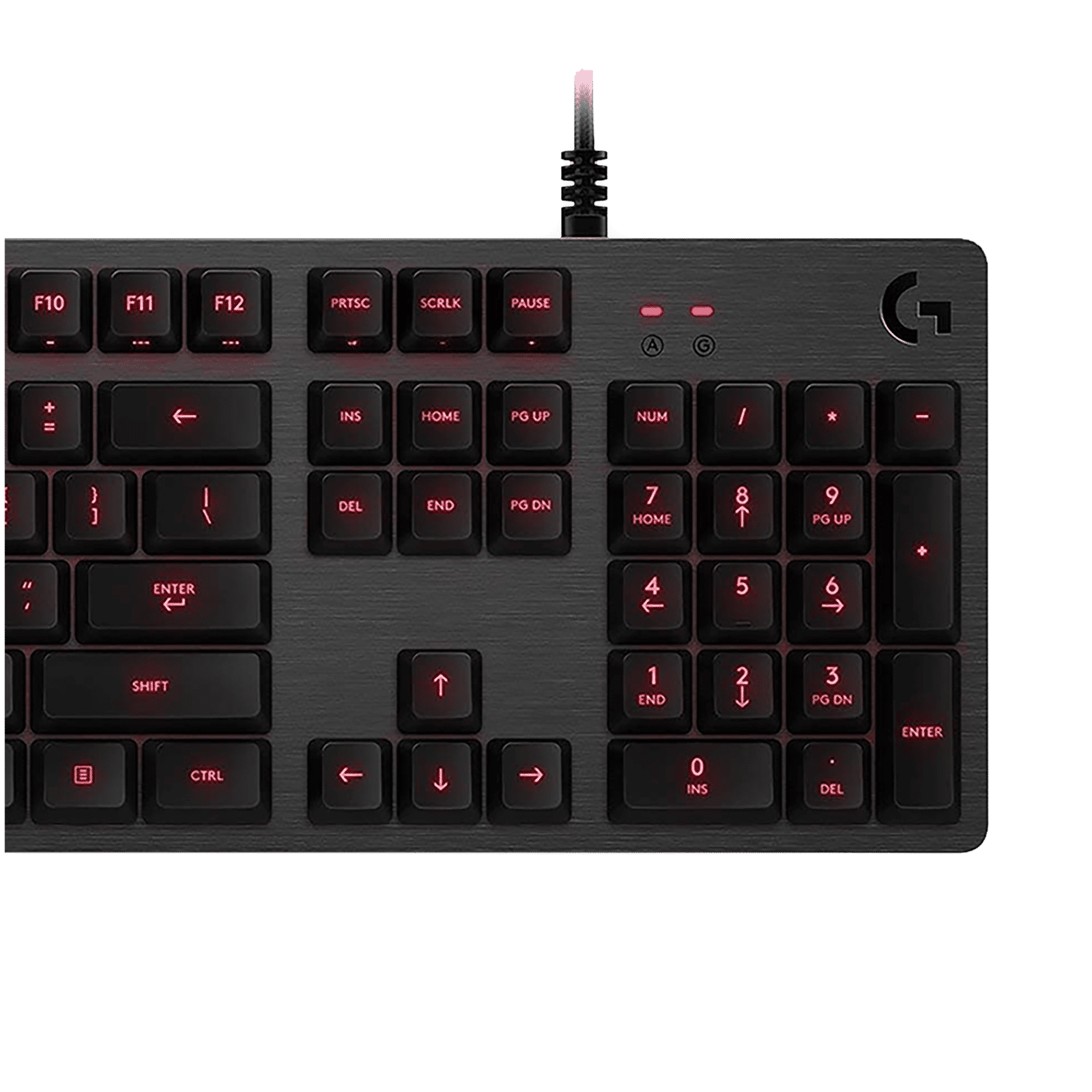 logitech G413 Carbon Wired Gaming Keyboard with Backlit Keys (Romer-G Tactile Mechanical Switches, Black) logitech G413 Carbon Wired Gaming Keyboard with Backlit Keys (Romer-G Tactile Mechanical Switches, Black)_6