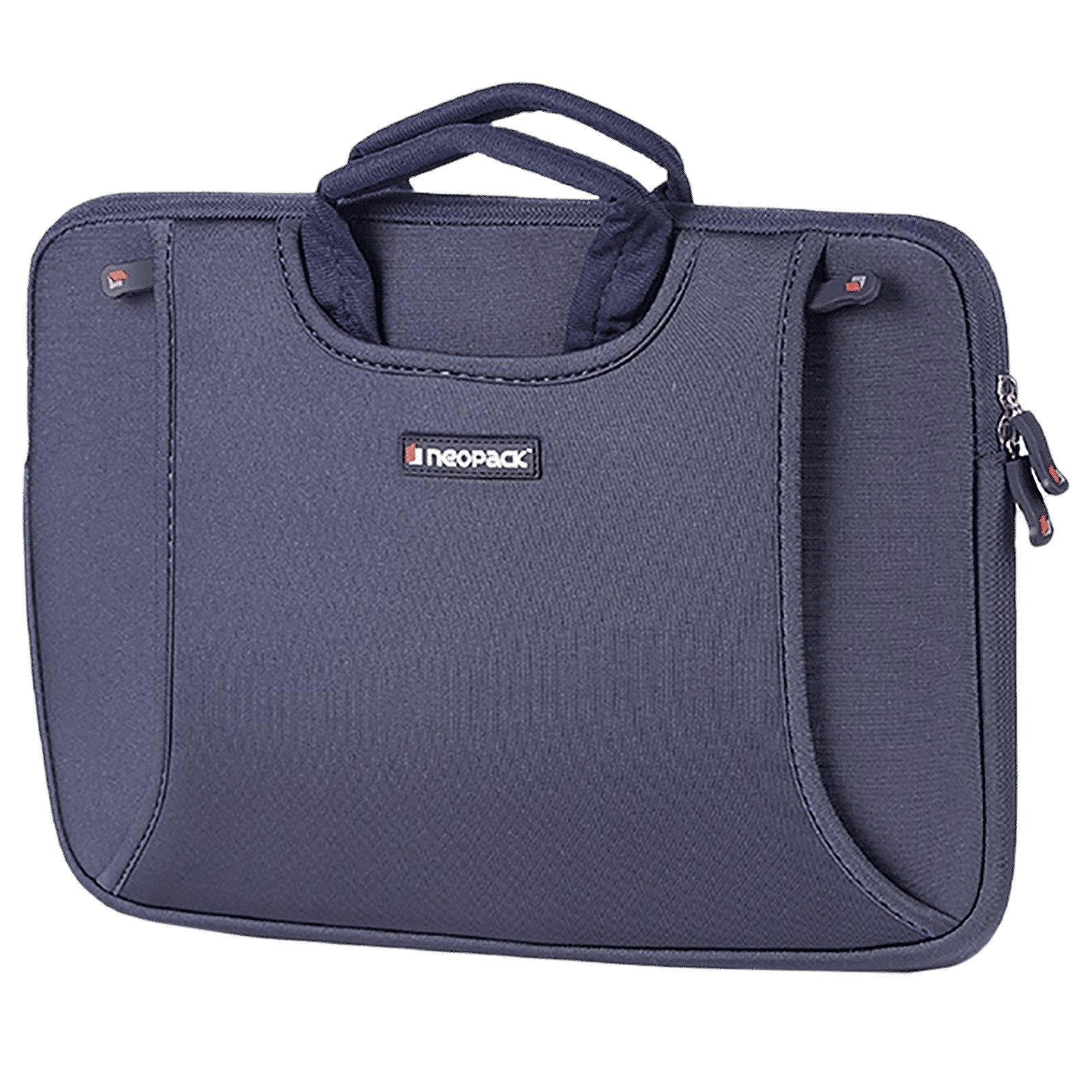 neopack Lycra Fabric, Neoprene Laptop Sleeve for 13.3 & 14.2 Inch Laptop (Water Resistant, Navy Blue) neopack Lycra Fabric, Neoprene Laptop Sleeve for 13.3 & 14.2 Inch Laptop (Water Resistant, Navy Blue)_9