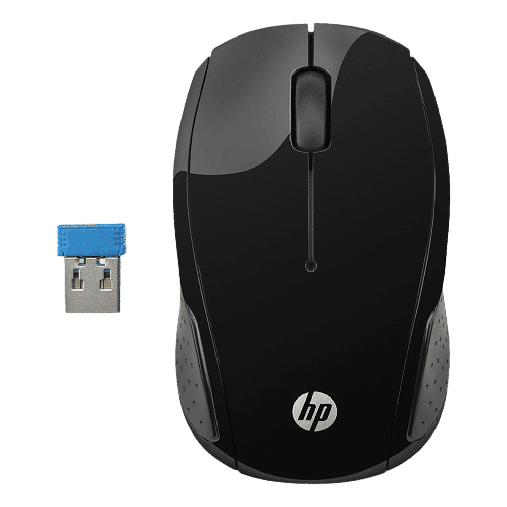 HP 200 Wireless Optical Mouse (1000 DPI, Ergonomic Design, Black) HP 200 Wireless Optical Mouse (1000 DPI, Ergonomic Design, Black)_1