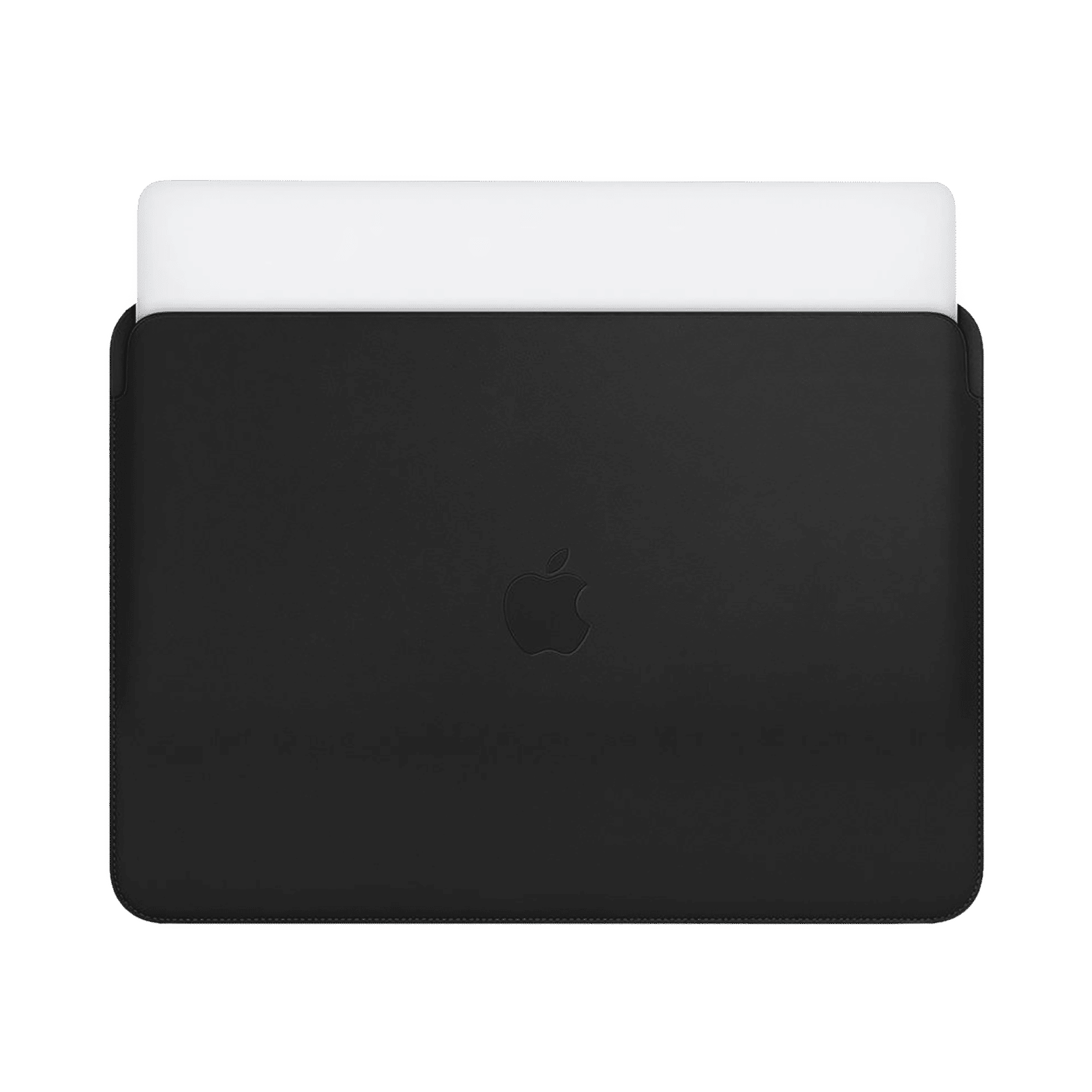 Apple Leather Laptop Sleeve for 15 Inch Laptop (Solid Design, Black) Apple Leather Laptop Sleeve for 15 Inch Laptop (Solid Design, Black)_3