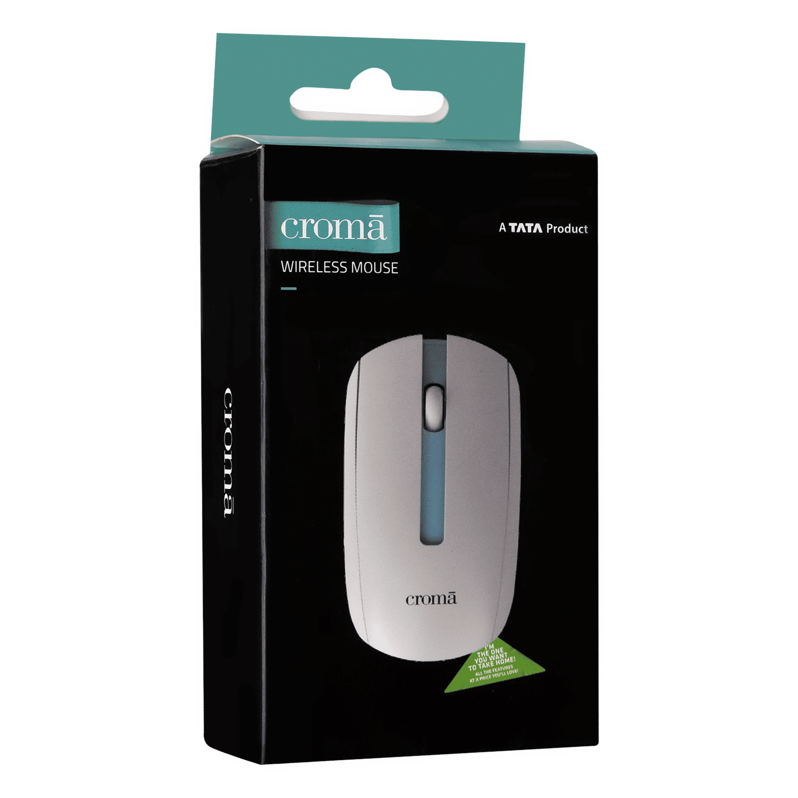 Croma Wireless Optical Mouse (1000 DPI, Ergonomic Design, White) Croma Wireless Optical Mouse (1000 DPI, Ergonomic Design, White)_7