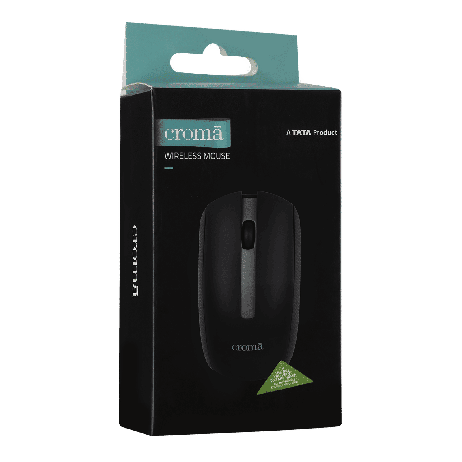 Croma Wireless Optical Mouse (1000 DPI, Ergonomic Design, Black)_11