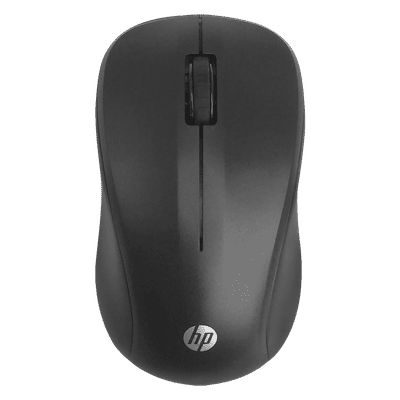 HP S500 2.4GHz Wireless Optical Mouse with
                      Anti-Slip Rubber Scroll Wheel (1000 DPI,
                      Ambidextrous Design, Black)