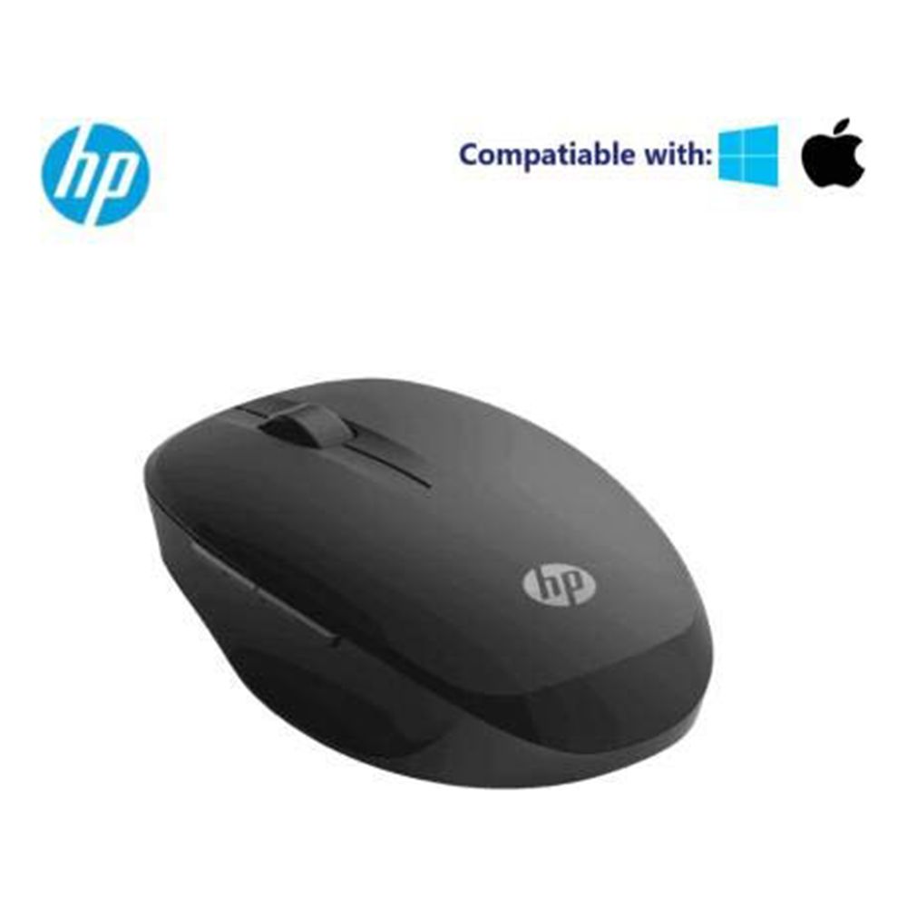HP 6CR71AA Wireless Optical Mouse with Customizable Buttons (3600 DPI, Dual Connectivity, Black)_6