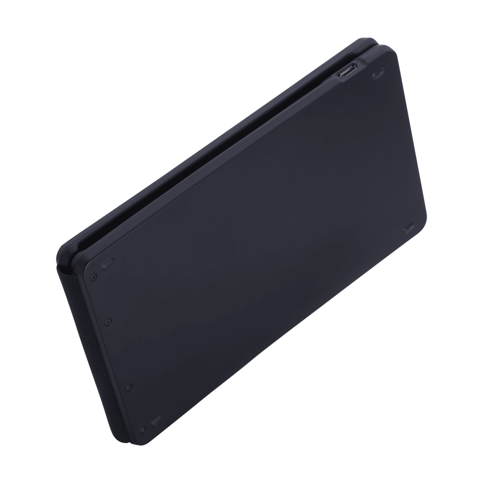 Croma Rechargeable Bluetooth 3.0 Wireless Foldable Keyboard with Multi Device Connectivity (Lightweight, Black)_3