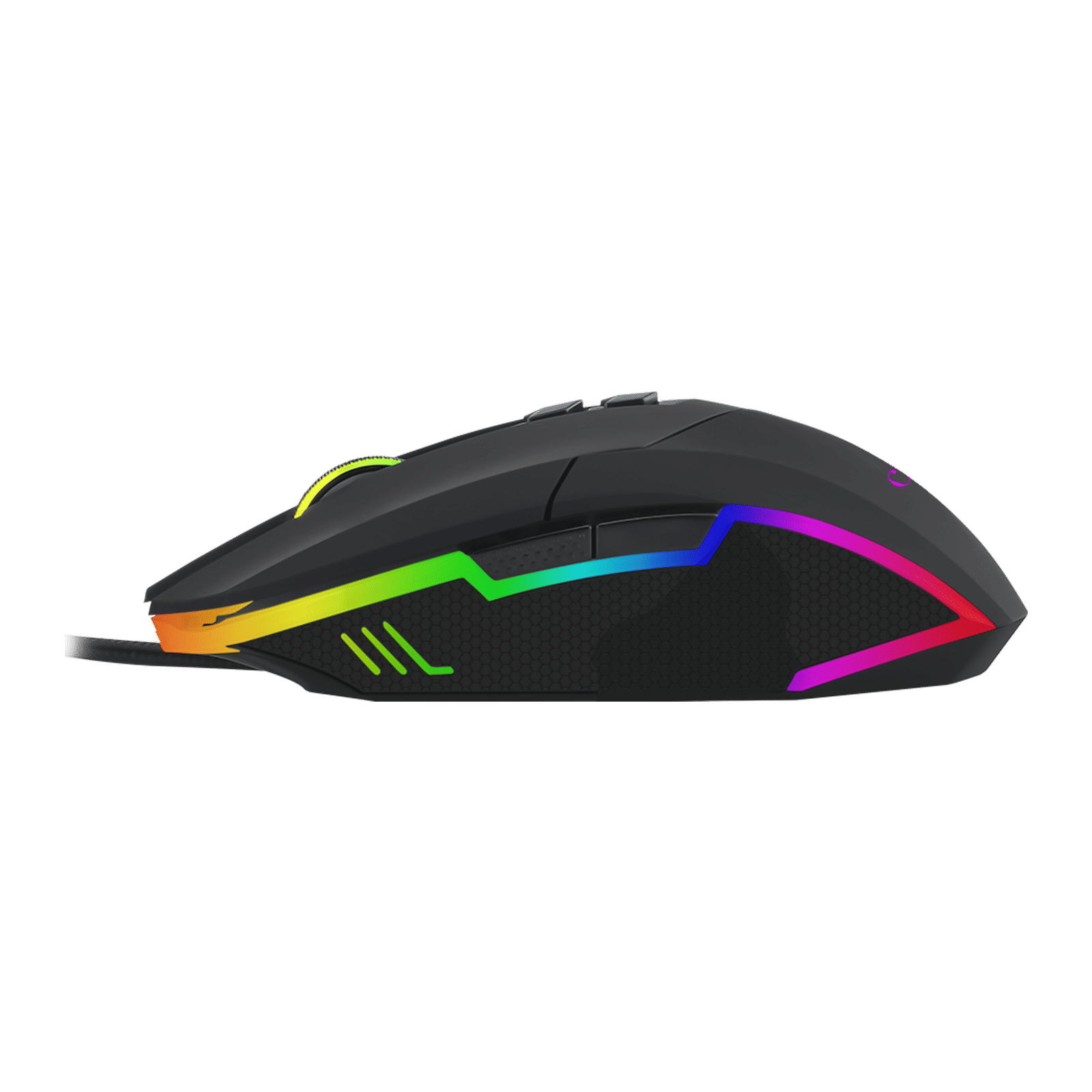 Croma Pro Wired Optical Gaming Mouse (3200 DPI Adjustable, Dynamic RGB Lighting, Black) Croma Pro Wired Optical Gaming Mouse (3200 DPI Adjustable, Dynamic RGB Lighting, Black)_3