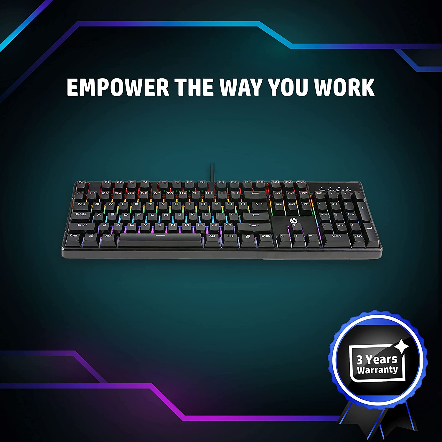 HP GK320 Wired Gaming Keyboard with Backlit Keys (Windows Lock Key, Black) HP GK320 Wired Gaming Keyboard with Backlit Keys (Windows Lock Key, Black)_8