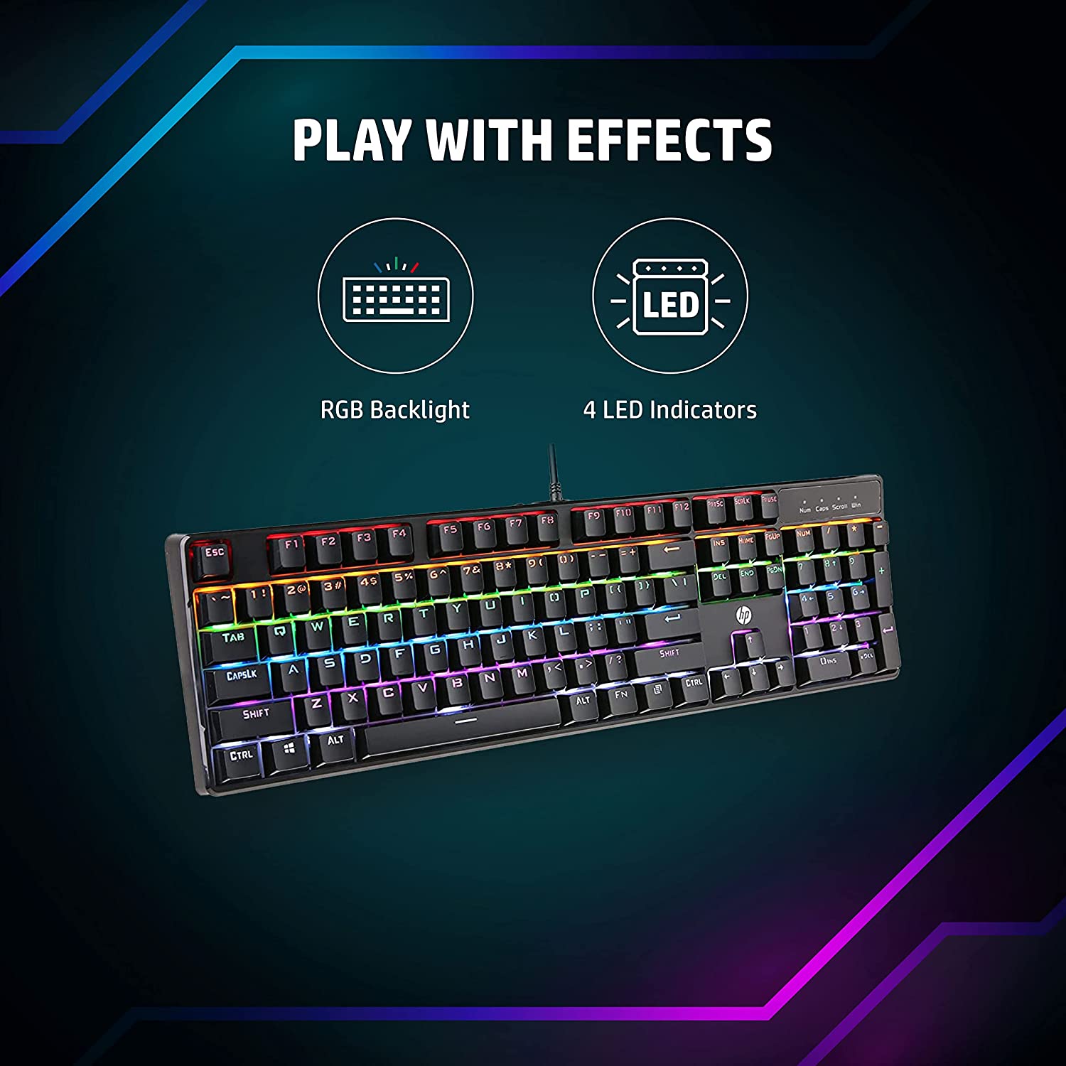 HP GK320 Wired Gaming Keyboard with Backlit Keys (Windows Lock Key, Black) HP GK320 Wired Gaming Keyboard with Backlit Keys (Windows Lock Key, Black)_10