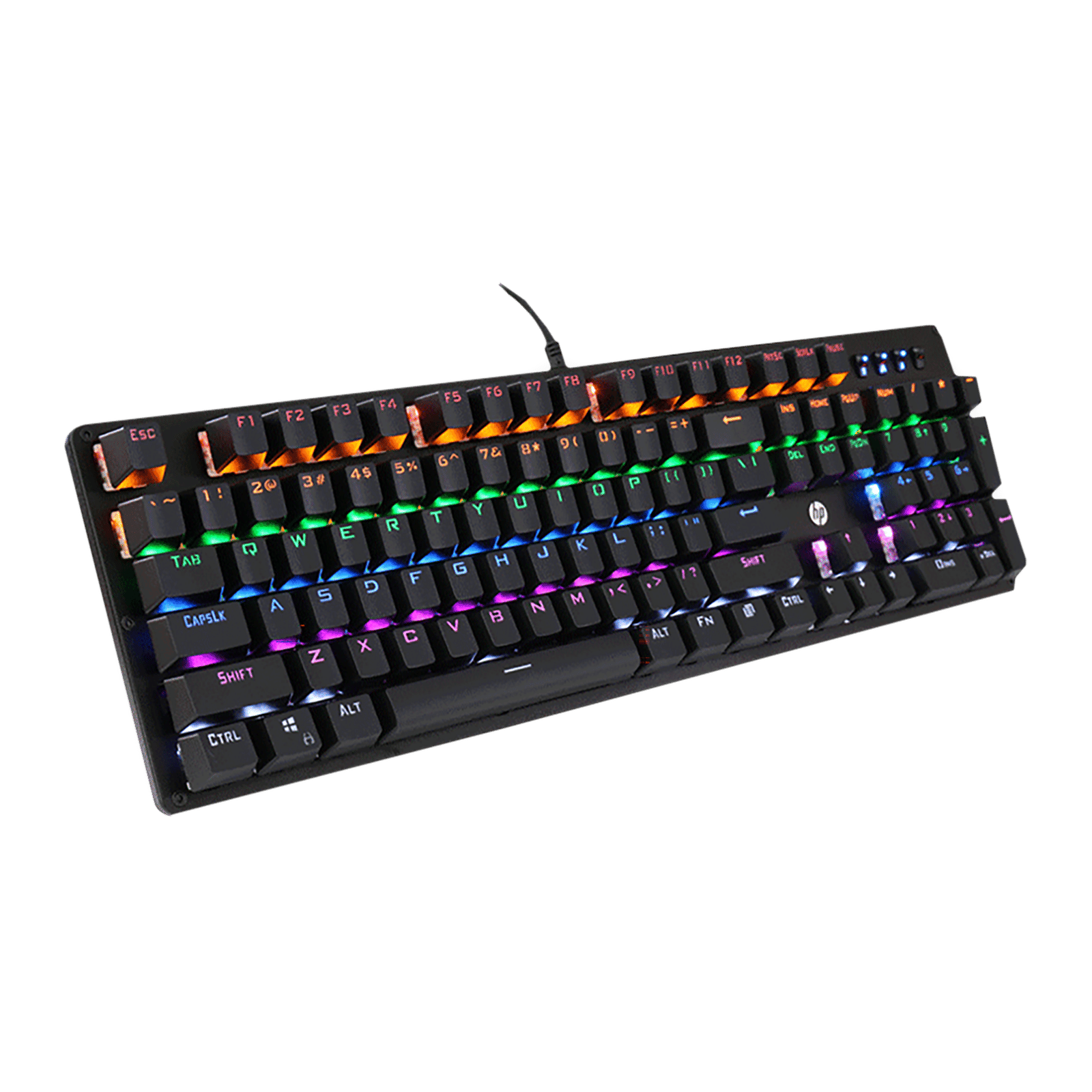 HP K100 Wired Gaming Keyboard with Backlit Keys (Windows Lock Key, Black)_8