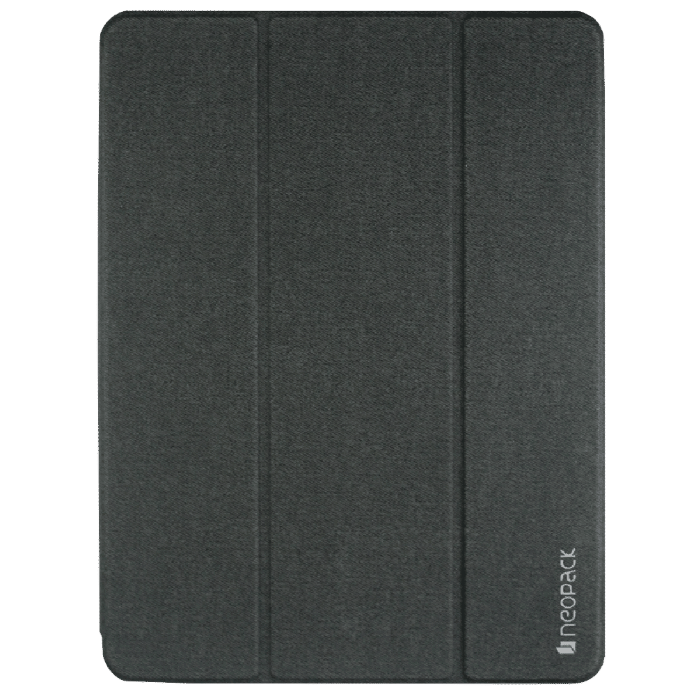 neopack Delta Polyurethane Flip Cover for Apple iPad Pro (5th Gen) (With Pencil Holder, Black) neopack Delta Polyurethane Flip Cover for Apple iPad Pro (5th Gen) (With Pencil Holder, Black)_1